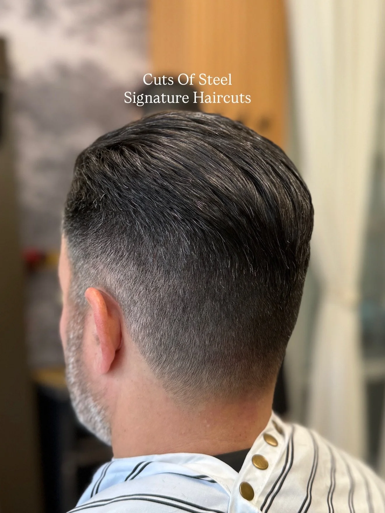 Cuts Of Steel
Signature Haircuts

Classic tapers. Side parts. Executive cuts.

No rushed work. No shortcuts. Just precision and consistency.

For men who value tradition and a proper haircut.

Natick, Massachusetts
Book your appointment
Link in bio

