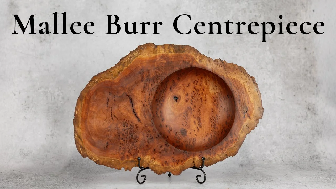 Turning a Mallee Burr Bowl — Texturing &amp; Airbrush Colour