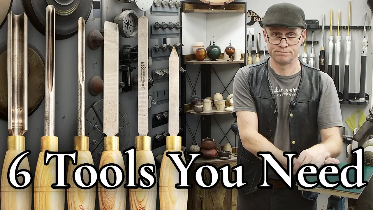 Beginner Woodturning? These 6 Tools Cover 95% of Everything