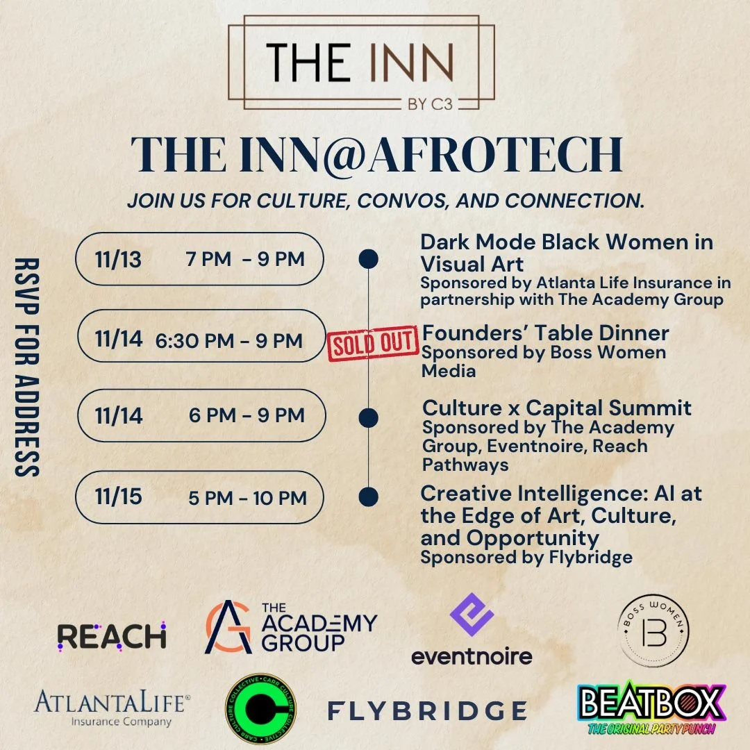 The Inn by C3 @ AfroTech All Events Flyer