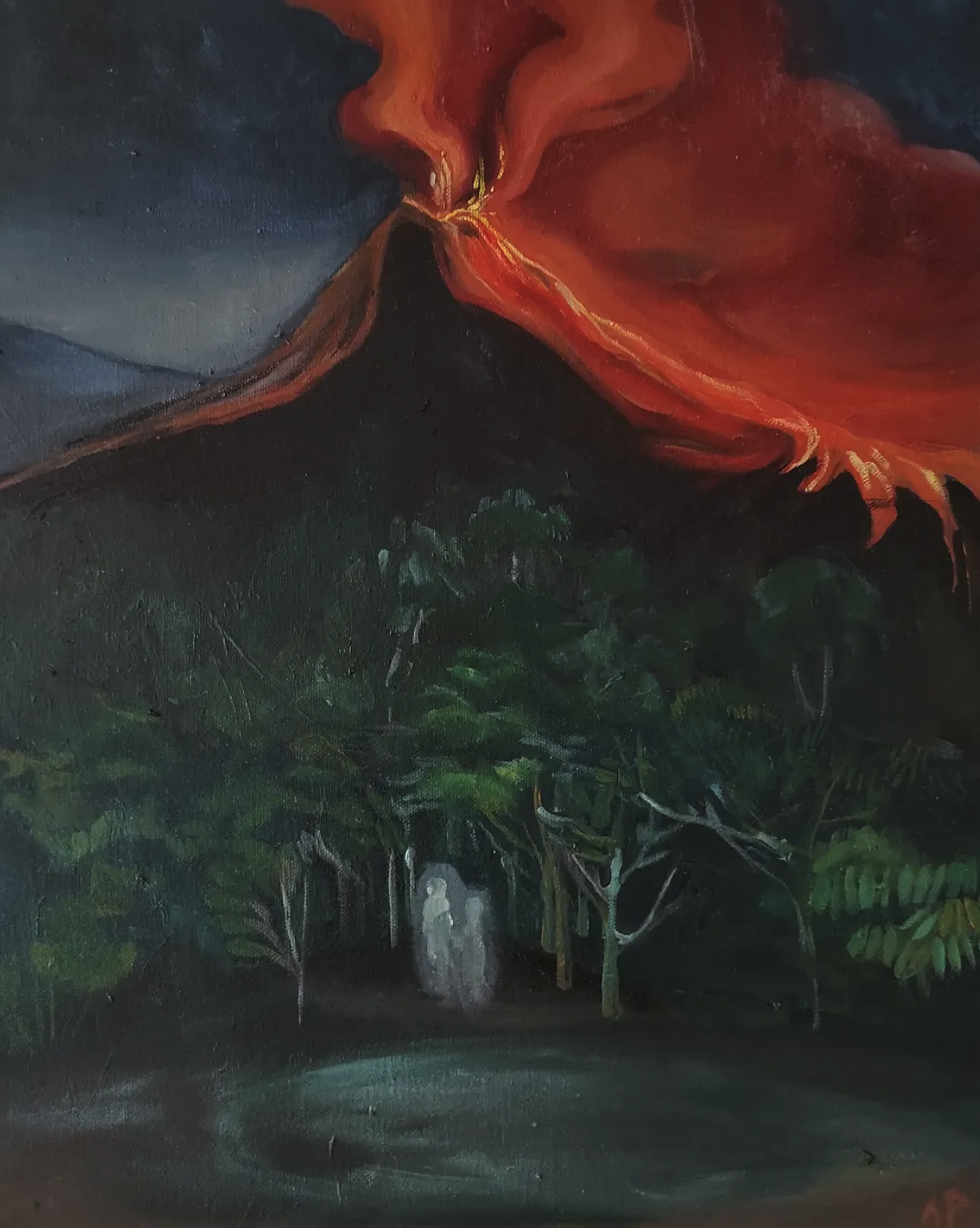 All that's left is a ghost of you / oil on canvas / 60 x 40 cm
