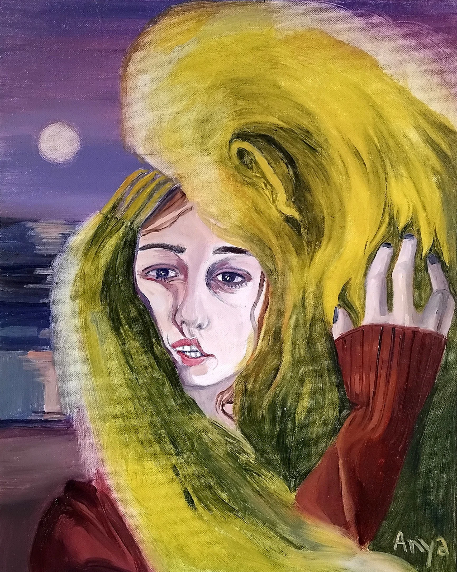 More than OK / oil on canvas / 50 x 40 cm