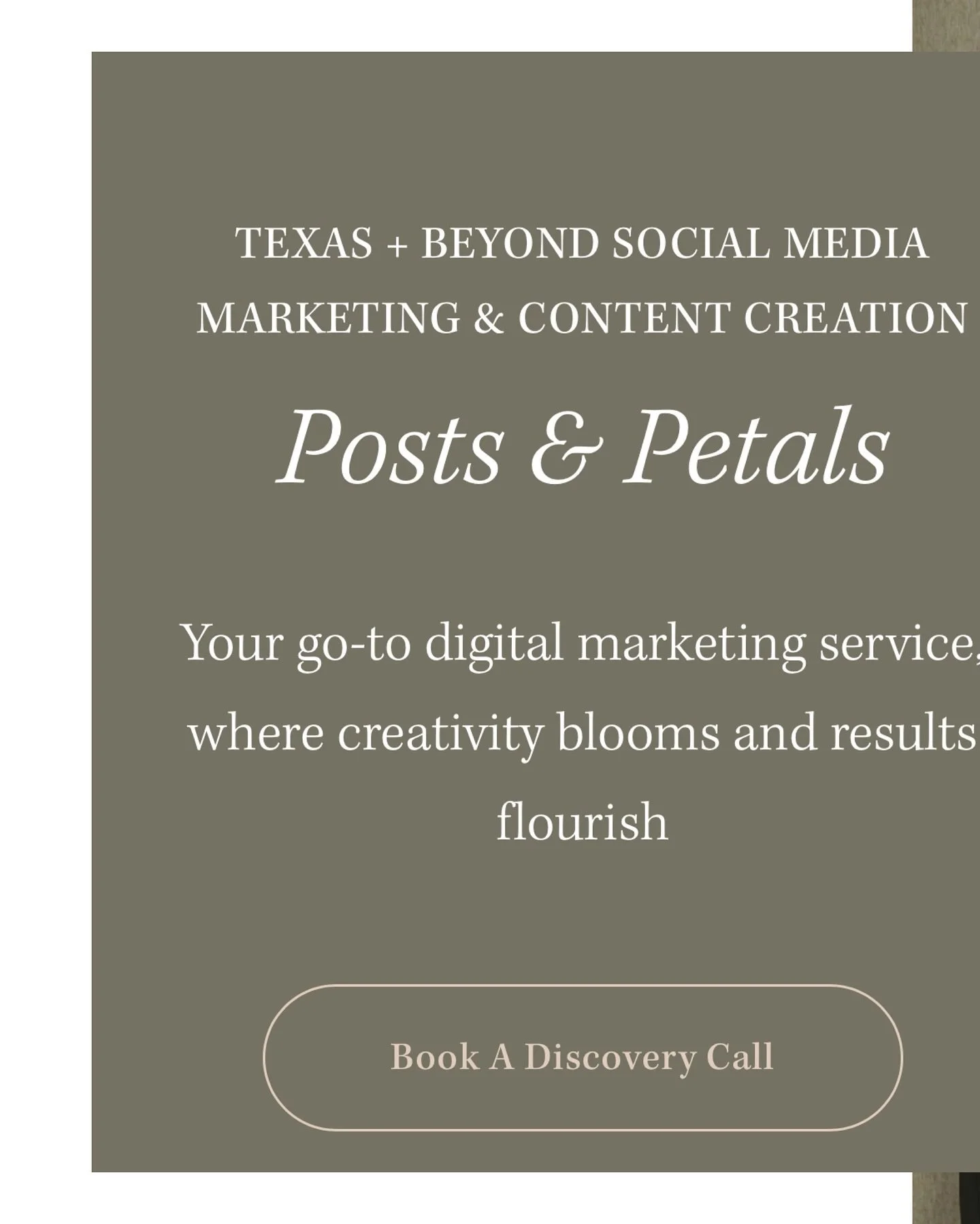 SPECIAL ANNOUNCEMENT 📣 
Our website www.postsandpetals.com is now LIVE! 
We&rsquo;ve been working hard to make this happen and we&rsquo;re so excited to be able to have a place where we can showcase our work and story.

We&rsquo;re currently booking