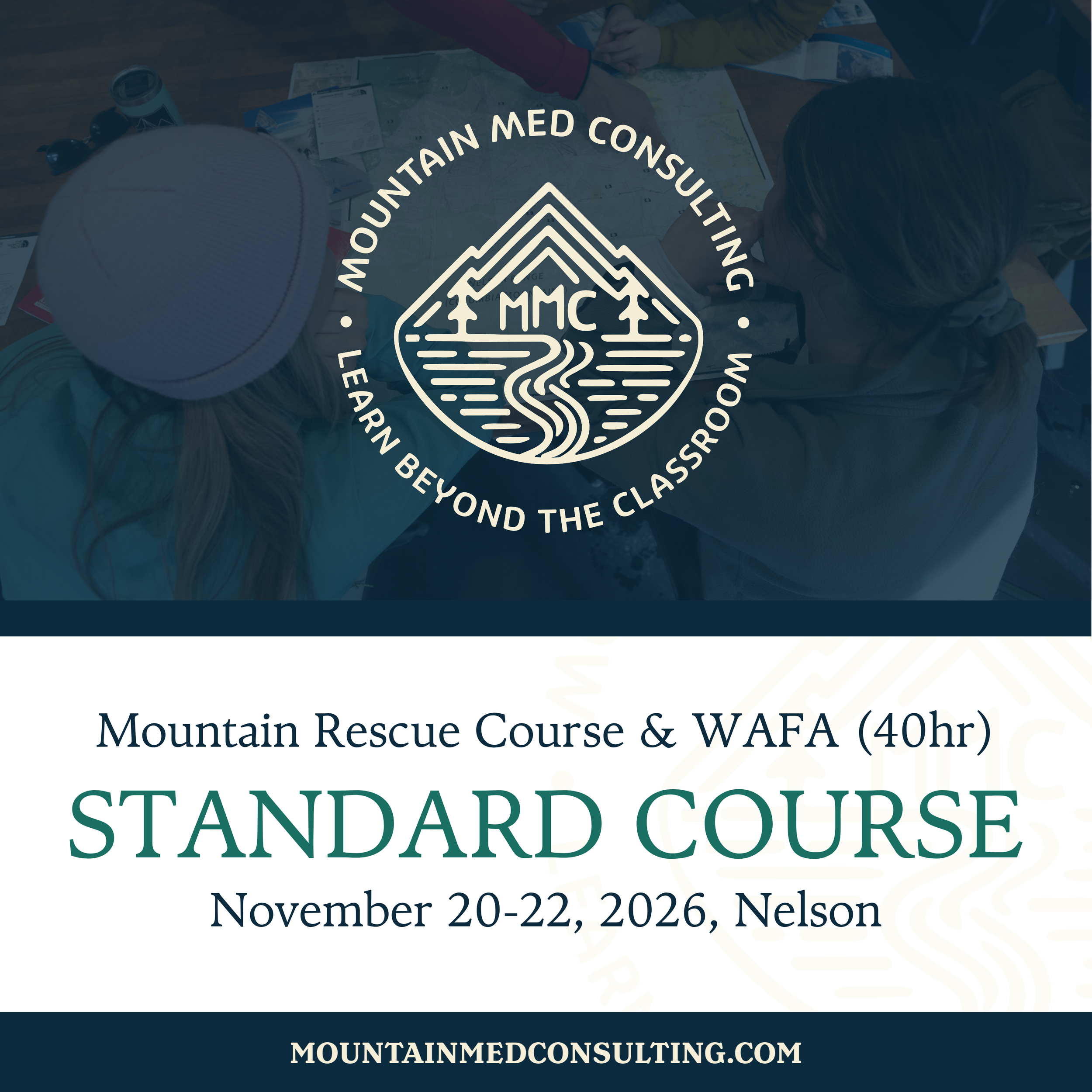 Mountain Rescue Course (40h Wilderness First Aid) November 20-22, 2026, Nelson