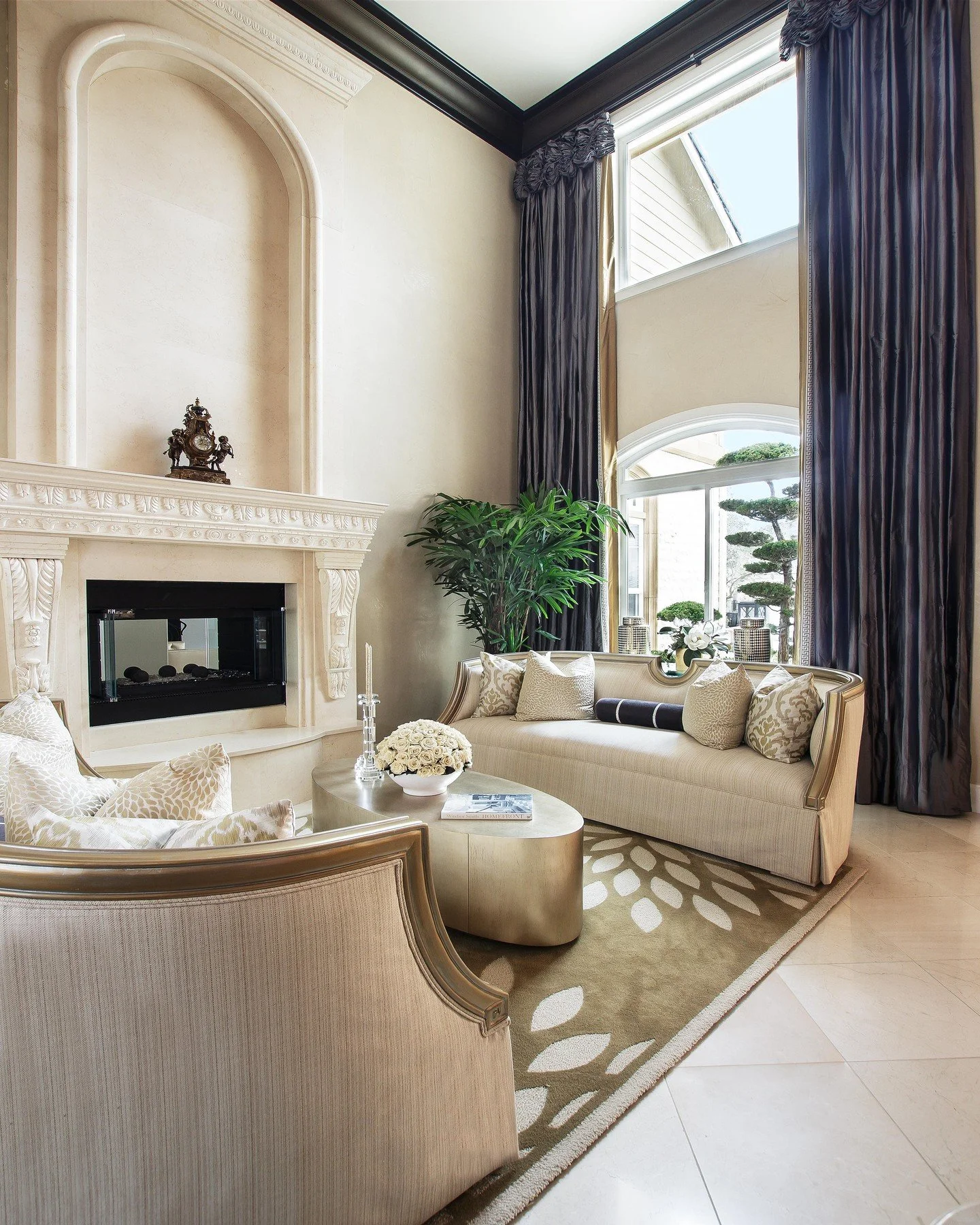 Luxury that reaches new heights. A grand living room wrapped in silk, stone, and sunlight.⁠
.⁠
.⁠
.⁠
.⁠
#InteriorDesign #HomeDecor #InteriorInspo #HomeInspiration #DesignLife #InteriorStyling #HomeStyle #ModernInteriors #InteriorArchitecture #Bedroom