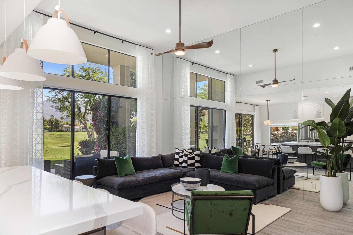 This living room was designed to frame those sweeping golf course views.⁠
.⁠
.⁠
.⁠
.⁠
#InteriorDesign #HomeDecor #InteriorInspo #HomeInspiration #DesignLife #InteriorStyling #HomeStyle #ModernInteriors #InteriorArchitecture #BedroomDesign #LuxuryInte