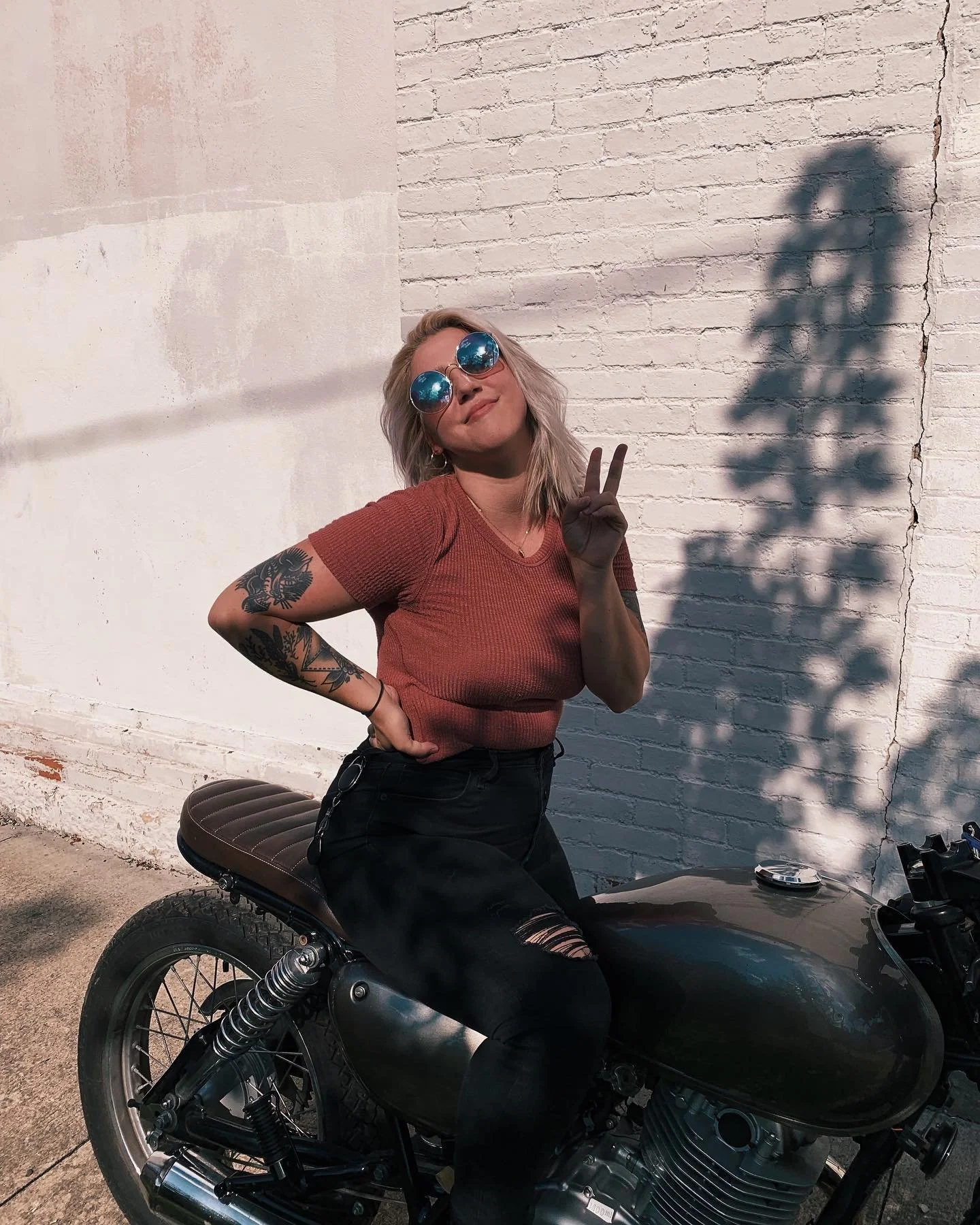 the strawberry lady . . . . . . . . #houseofrats #socialclub #motorcycle #motorcycles #socialorderno1 #motorcyclelife #