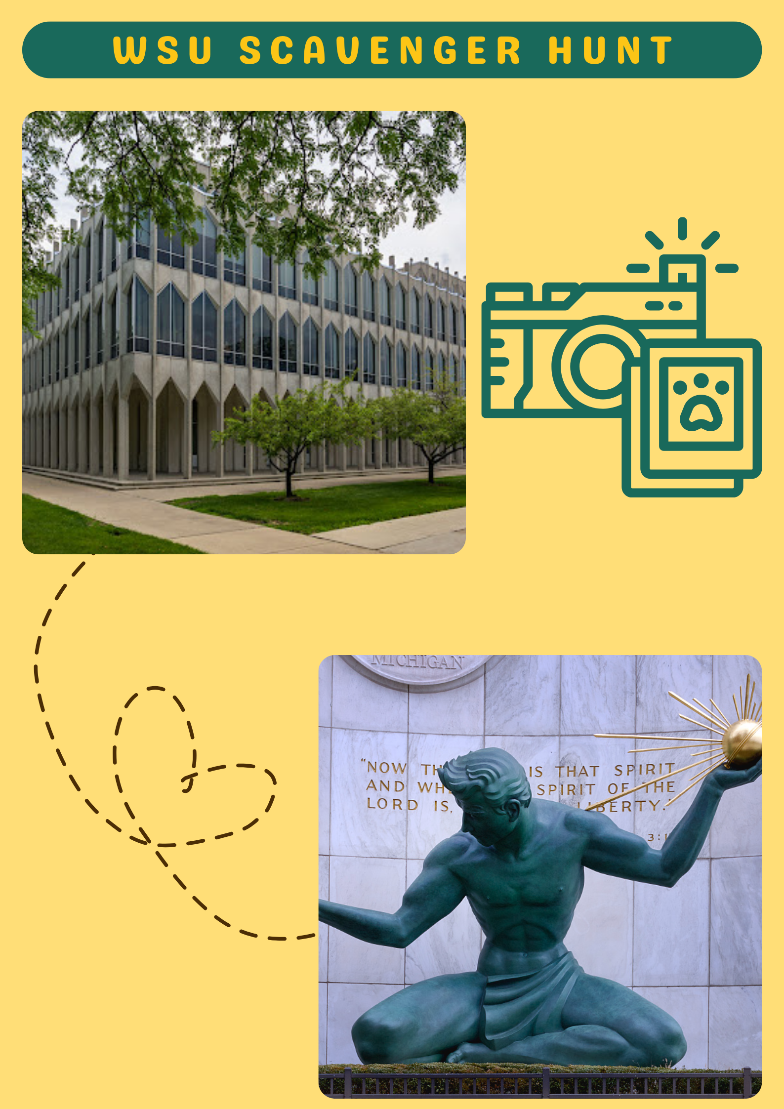 Scavenger Hunt for First Year WSU students