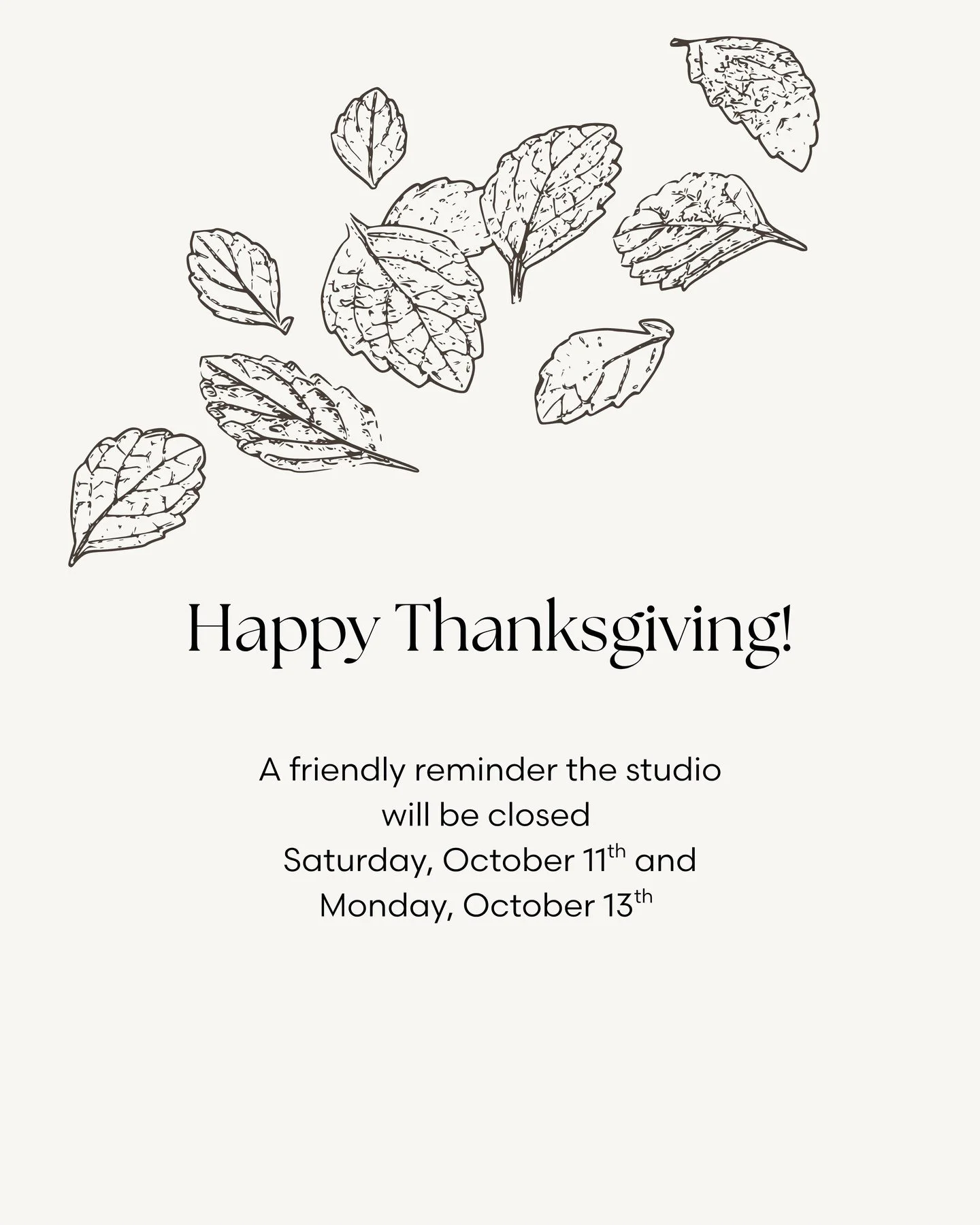 Wishing you and your family a restful and grateful Thanksgiving weekend!

Lots of love from the Aura Dance Studio team ❤️ 🍂