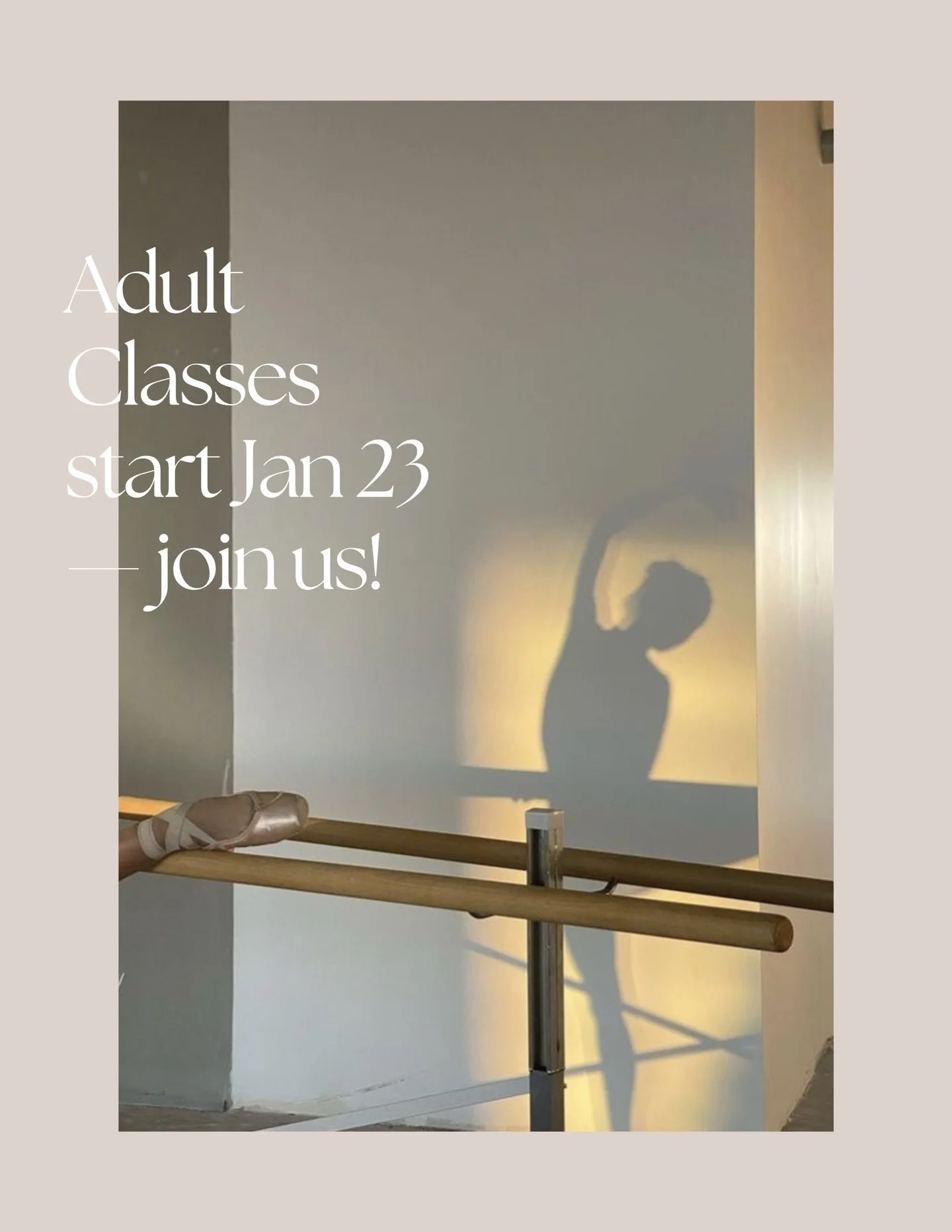 Adult Dance Classes are back at Aura! 
Starting Jan 23rd, we&rsquo;re kicking off a 6-week winter session. Led by @lena_thedancer, each class will focus on technique + choreography in a supportive, feel-good environment. We can&rsquo;t wait to see yo