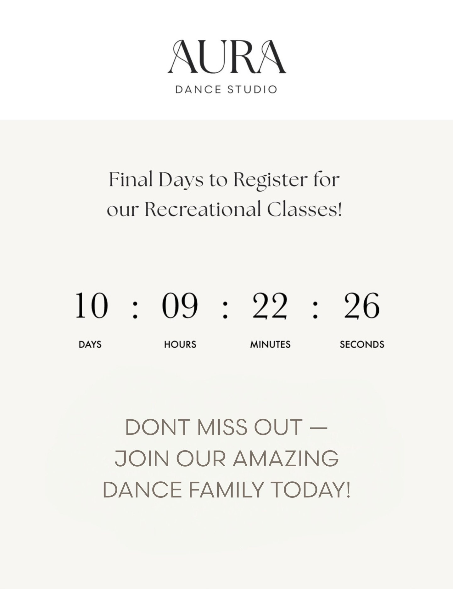 It all starts here 🤍
Final days to join our 2025&ndash;2026 season &mdash; a year of confidence, creativity, and connection awaits! 

Register through the link in bio