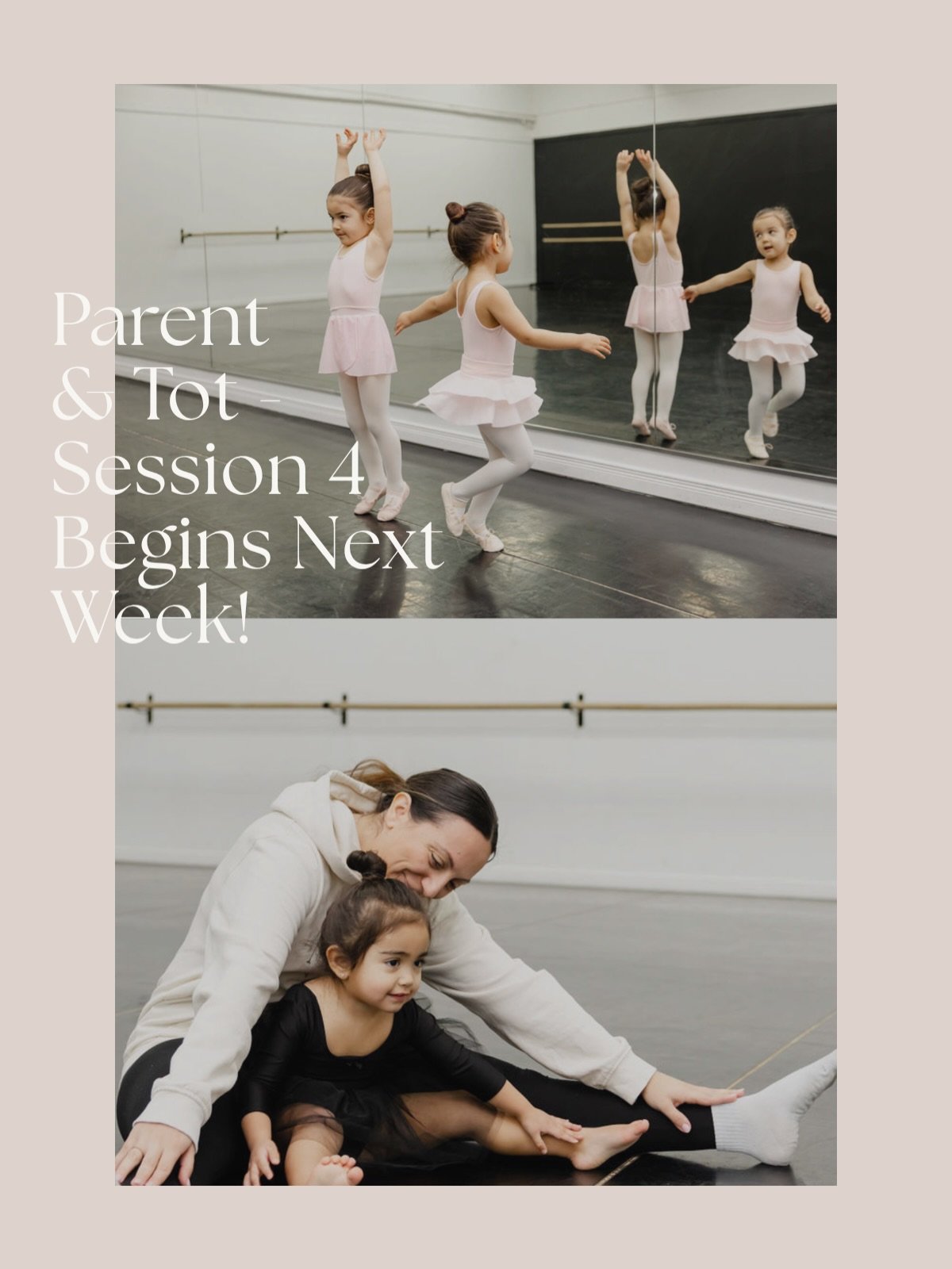 Our 4th Parent &amp; Tot session is just around the corner!
 
At this age, consistency makes such a difference!
Continuing into Session 4 allows your child to:

&bull; Strengthen confidence in a familiar space
&bull; Build on routines they already re