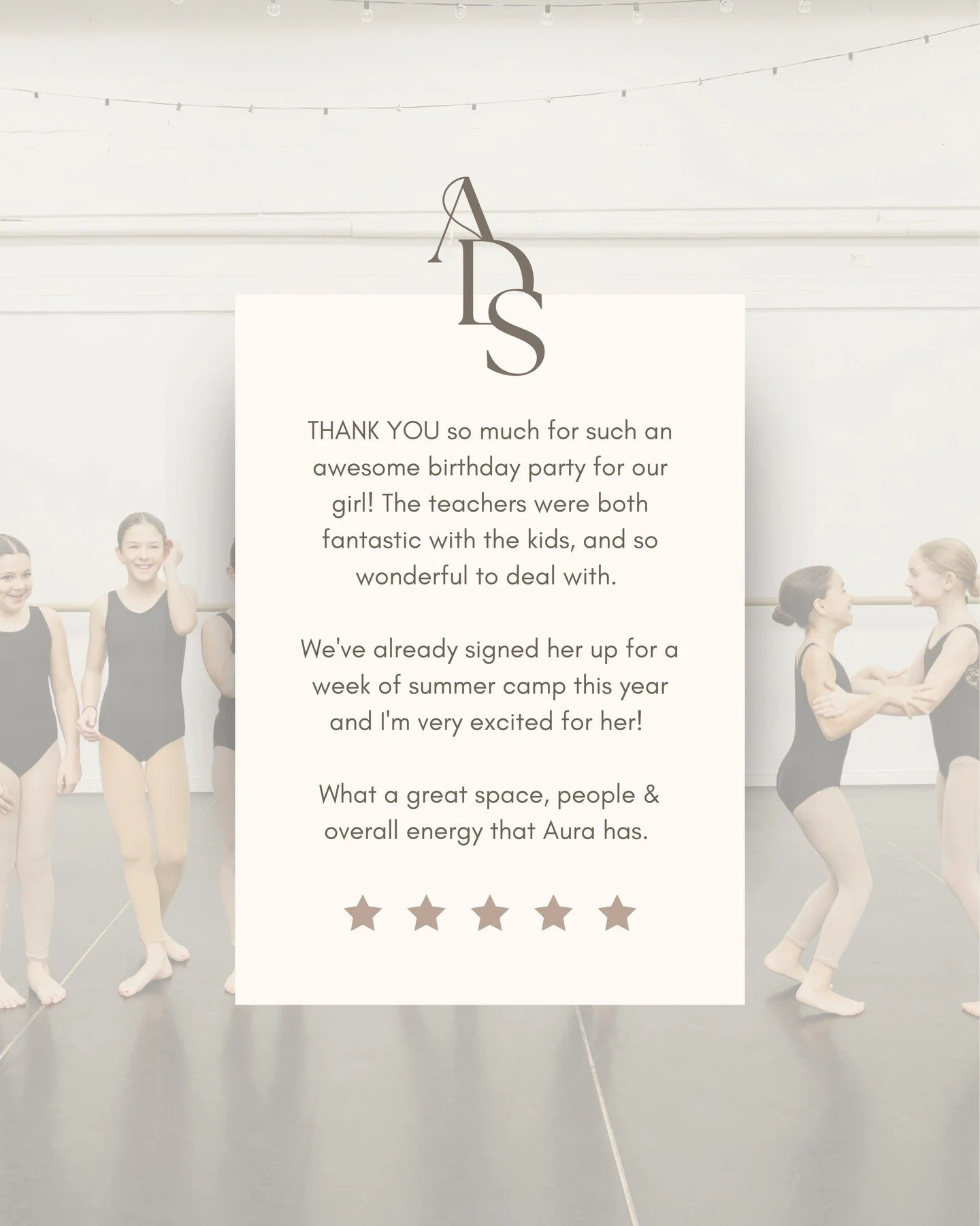 Feel good Monday!! We love getting this type of feedback in our inbox Monday mornings. So grateful for our incredible Aura community &mdash; especially the amazing parents who make it all possible.