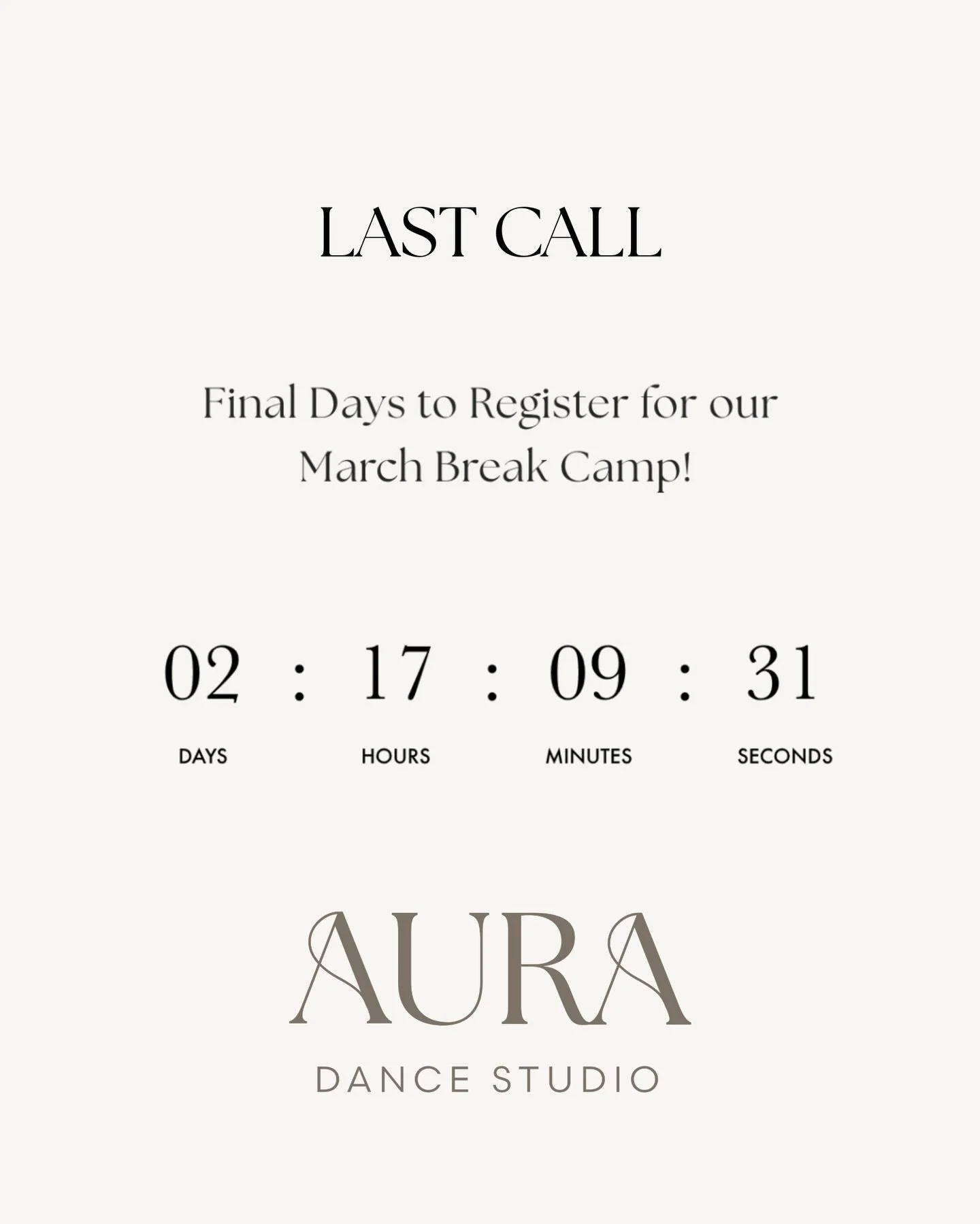 The countdown is on &mdash; just 2 more days until March Break Camp! You can still join in on all the fun, register today!