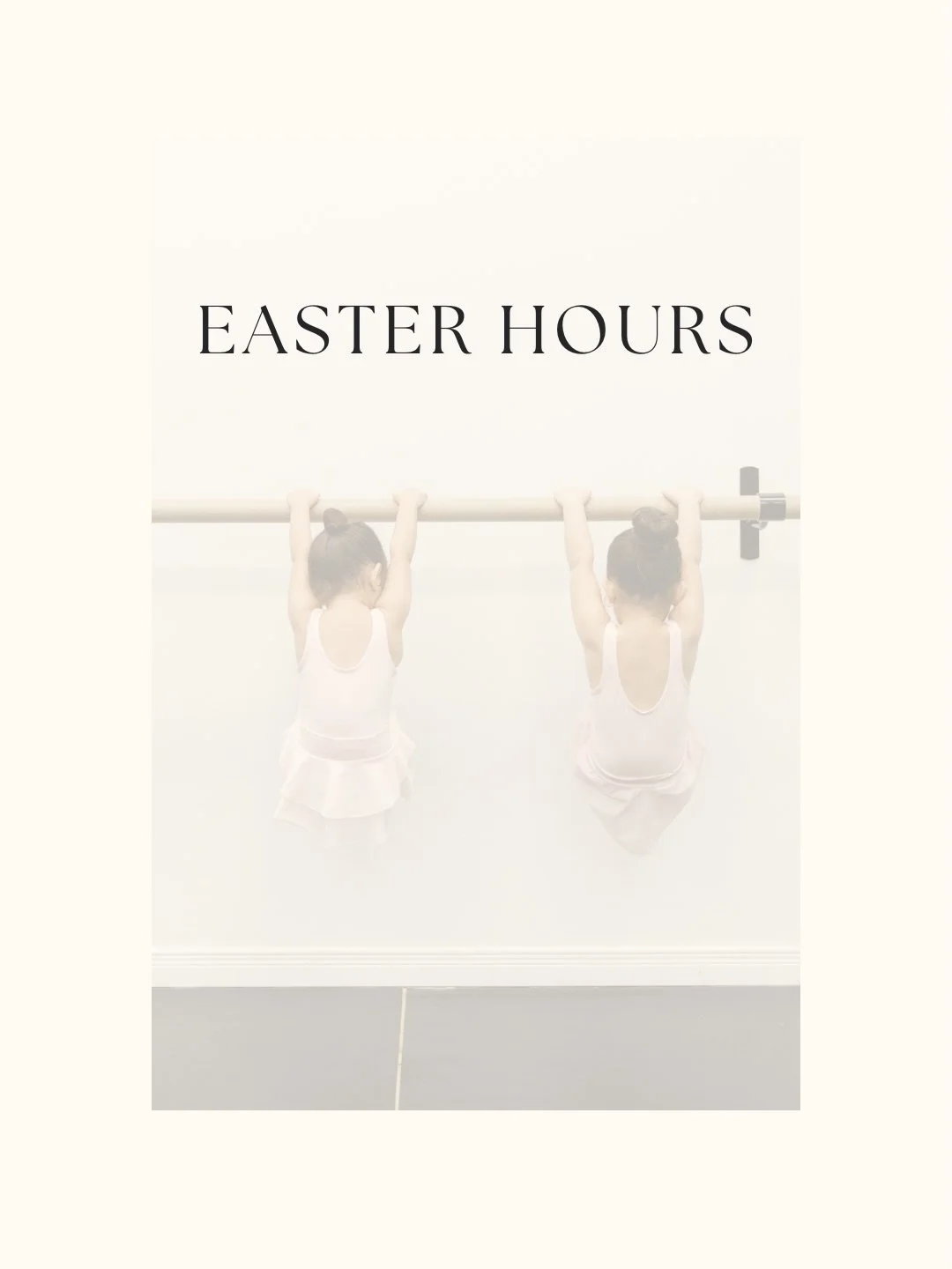 Easter Hours 🐣🌸

Friday &ndash; Closed
Saturday &ndash; Open
Sunday &ndash; Closed
Monday &ndash; Open

Wishing everyone a happy Easter weekend 💛