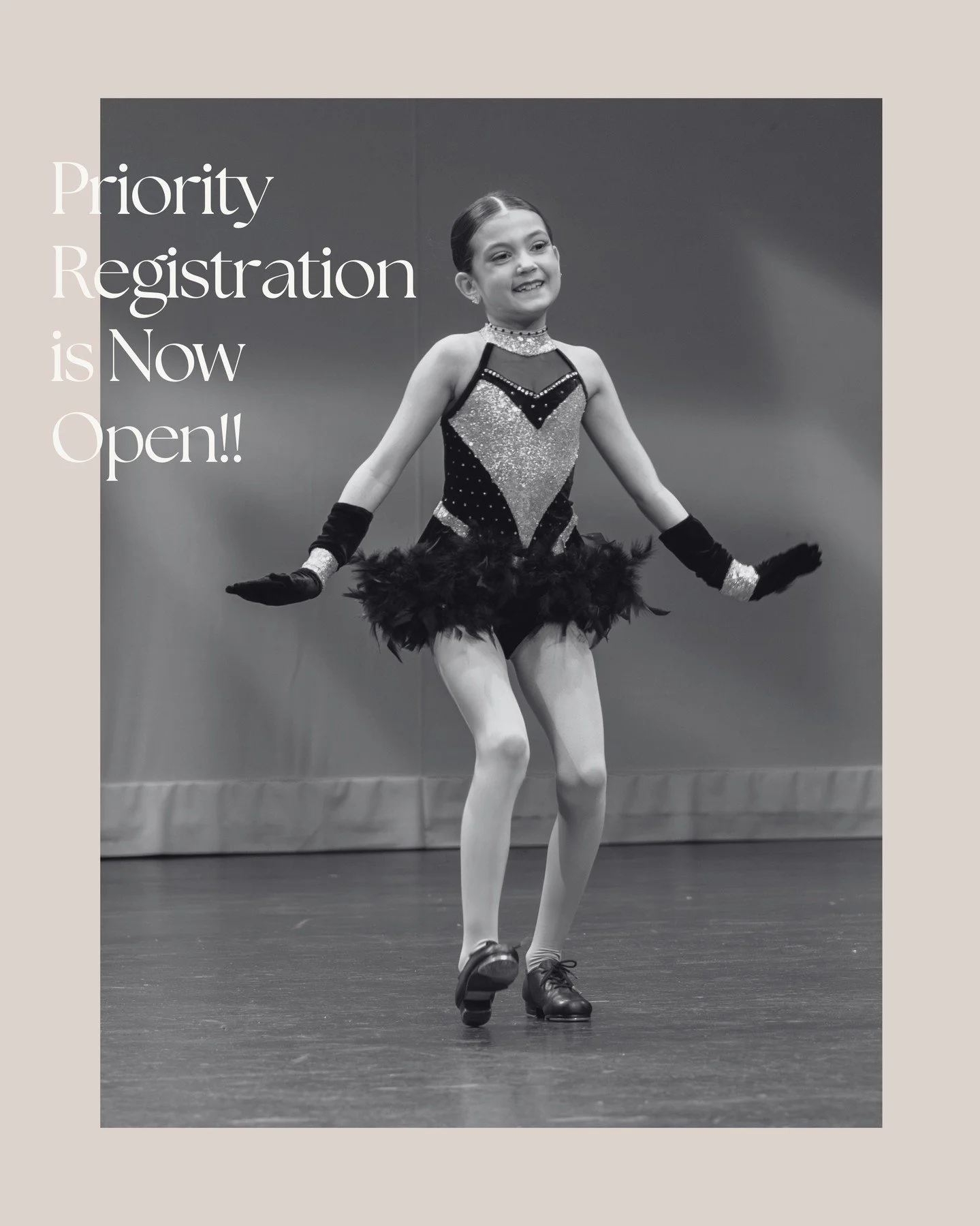 Priority Registration (Returning Dancers) IS NOW OPEN!

It&rsquo;s time to lock in your spot for another amazing season at Aura!

Take advantage of our Early Bird Offers this month:
&bull; Save on your registration fee
&bull; Get 10% OFF your 2nd cla