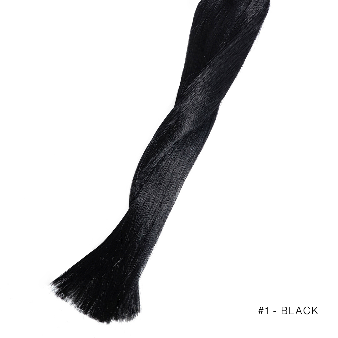 #1 Black - Our deepest shade, perfect for clients with jet black or blue-black hair.