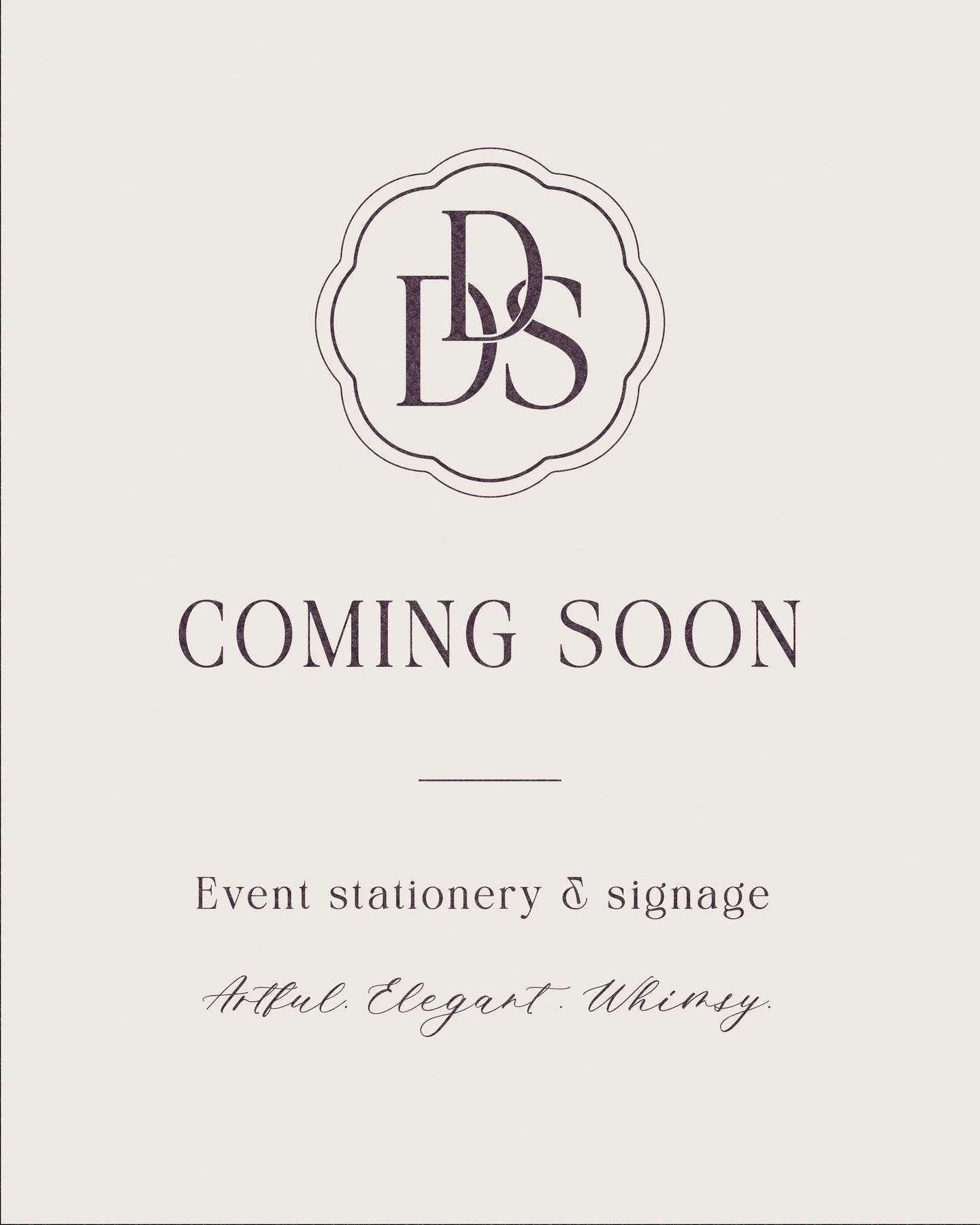 Big news! 🎉 

With the support of my amazing friends and family, I&rsquo;m turning my vision into reality&mdash;I&rsquo;m officially launching my own business!

Get ready for thoughtfully designed stationery and signage to celebrate life&rsquo;s big