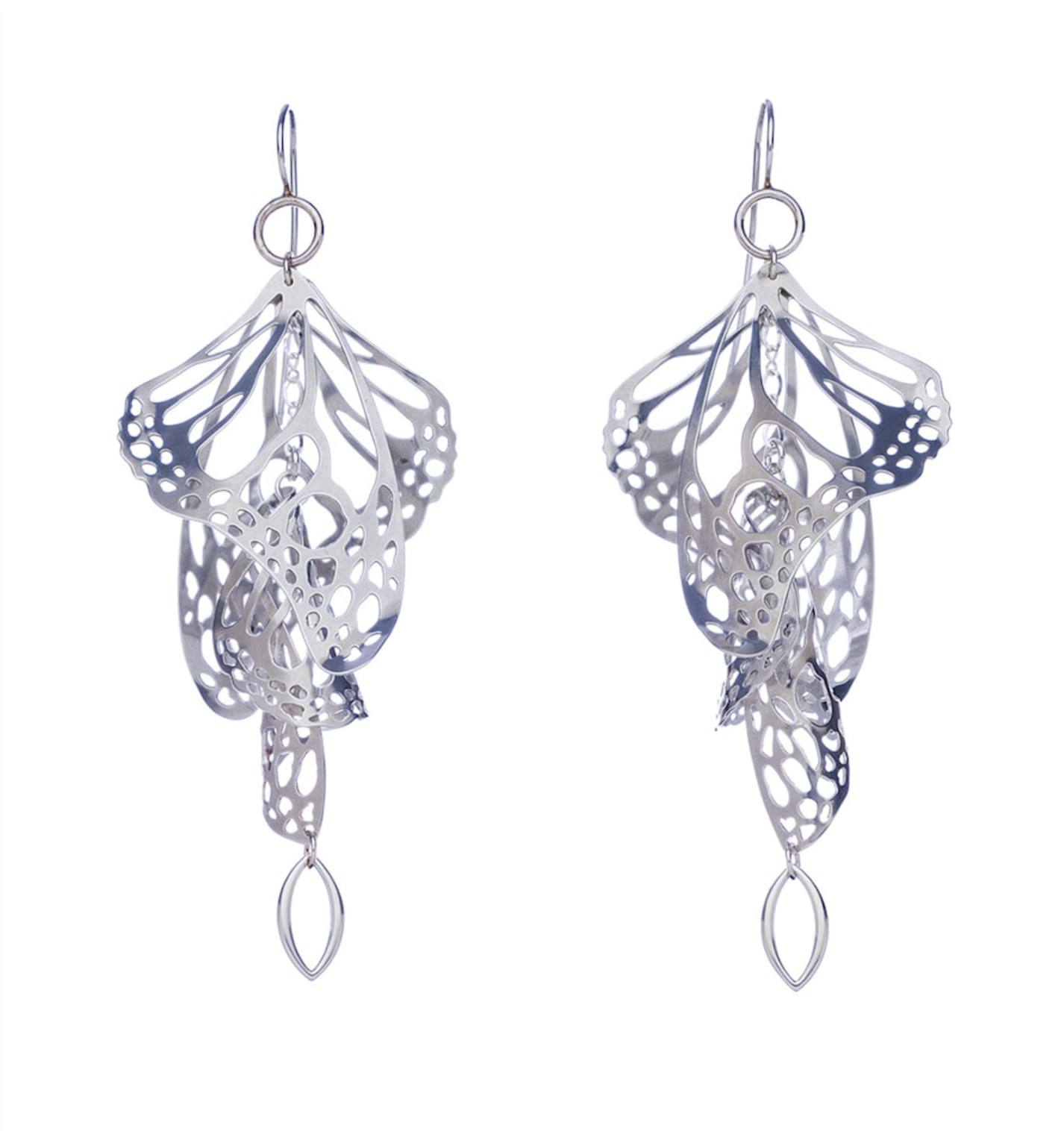 Overwinter Chandelier Earrings - Sterling Silver