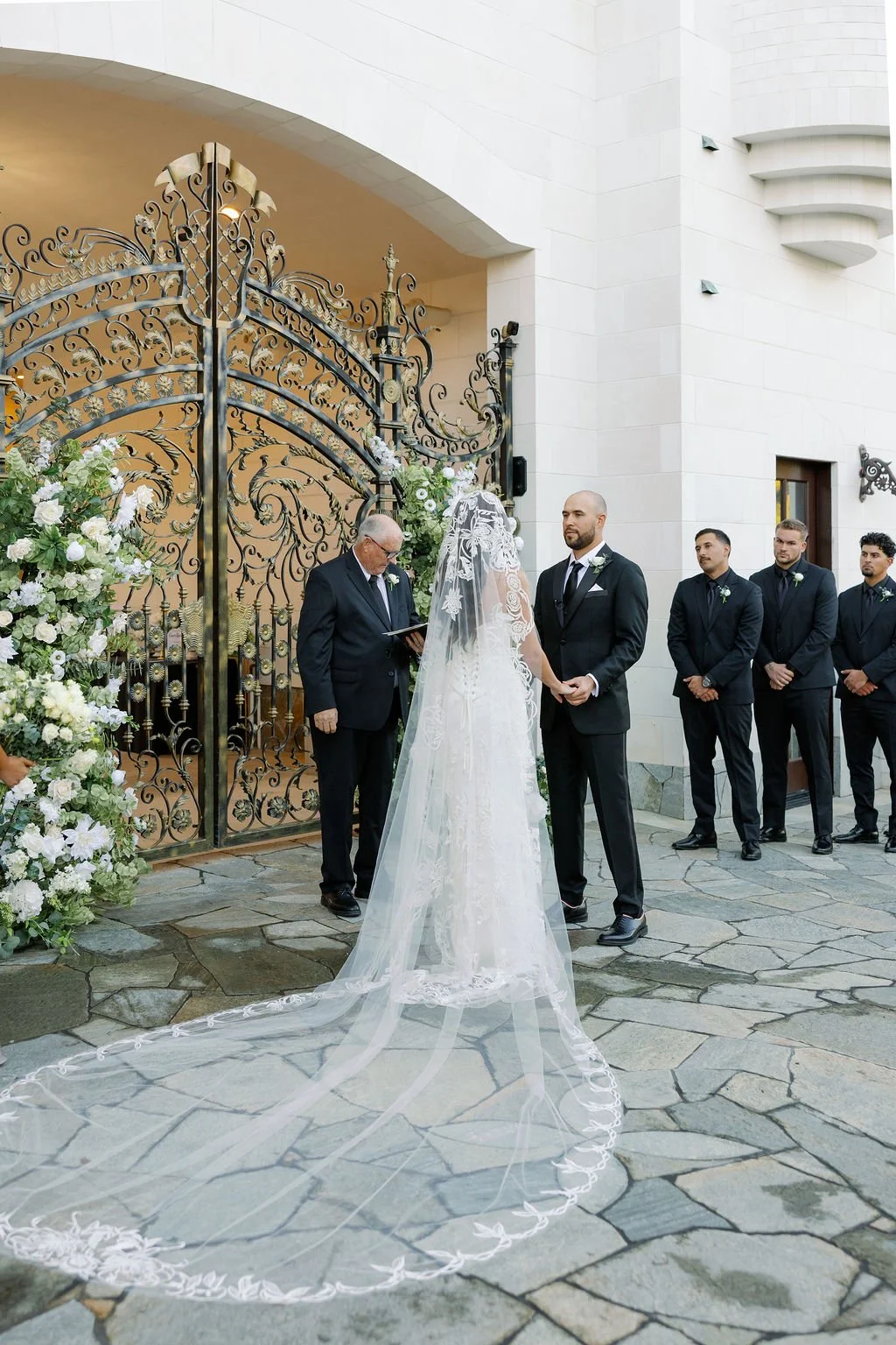 Faith Beaded Veil
