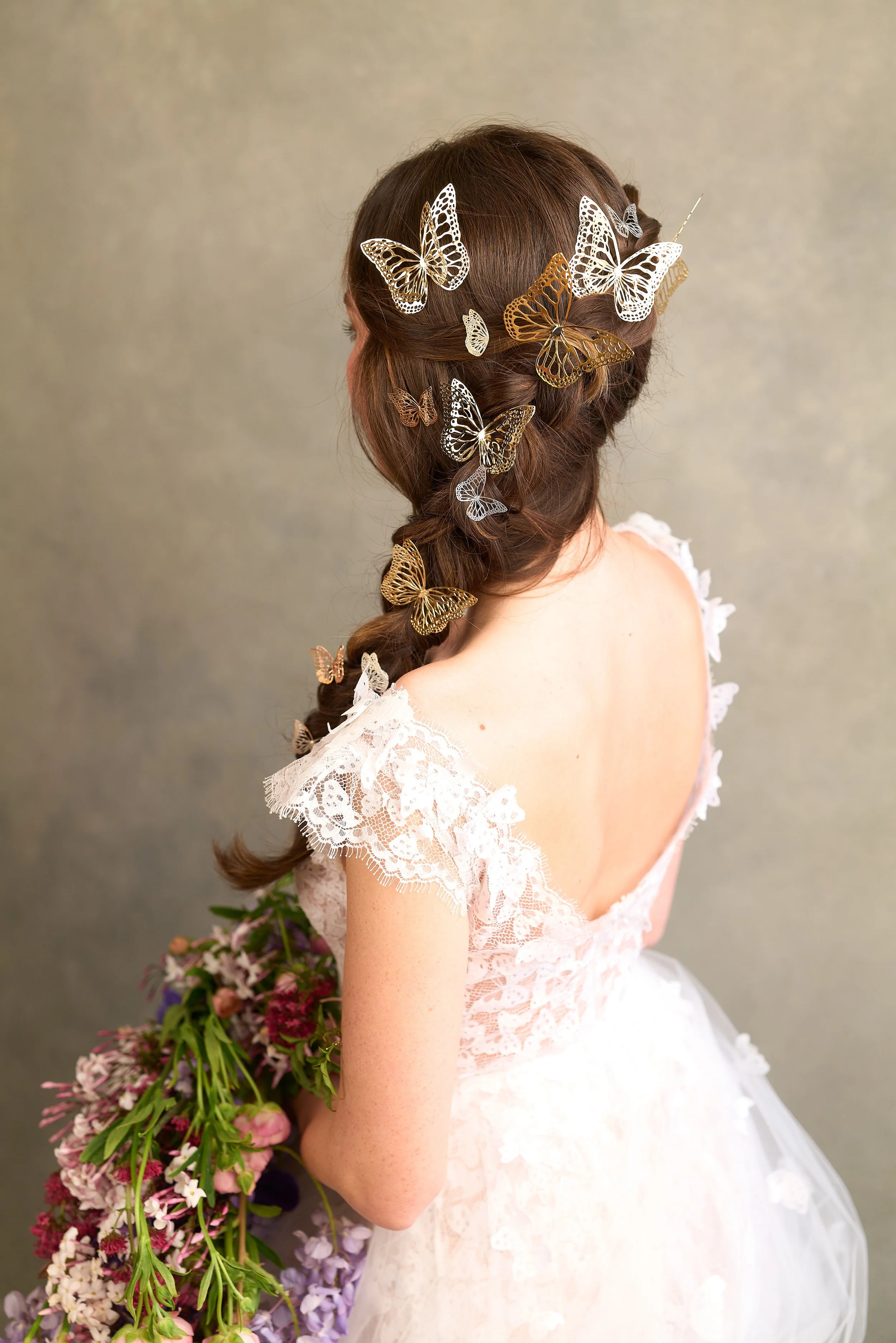 Dea Hair Comb - 14K Gold Plate