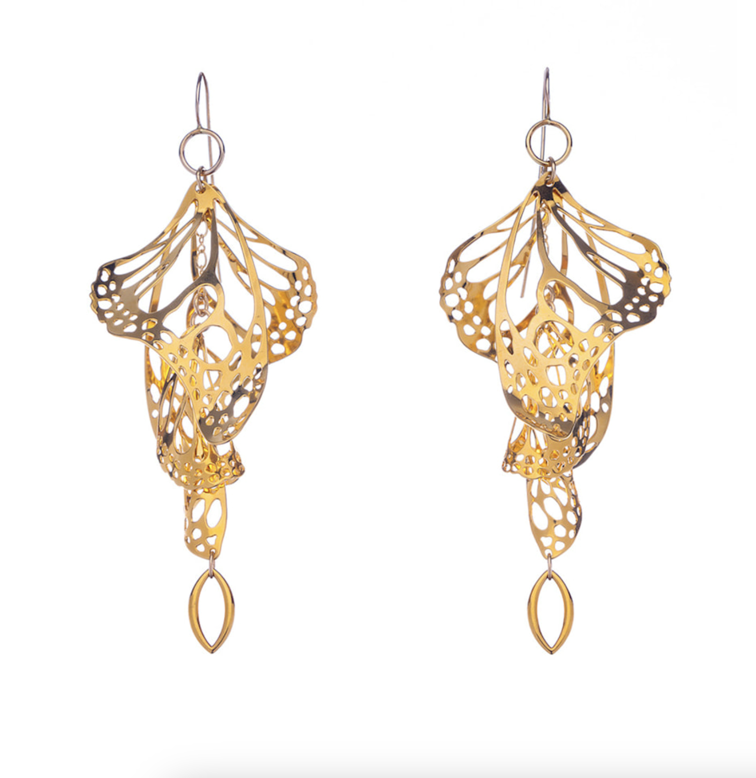 Overwinter Chandelier Earring - 14K Gold Plate