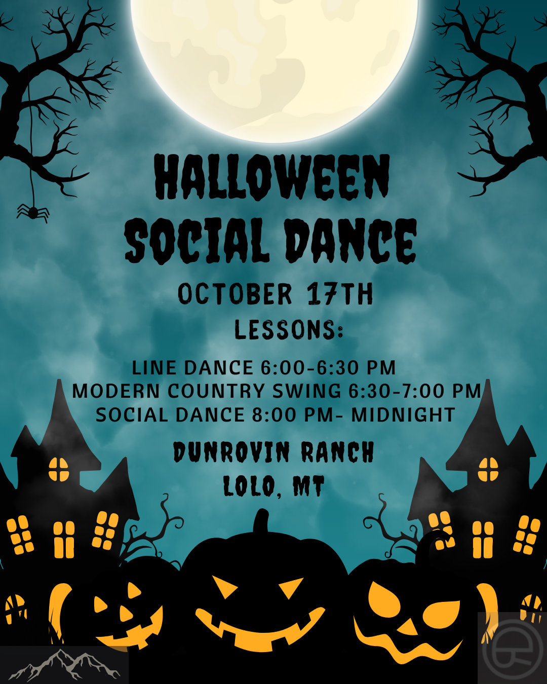 October 17, 2025 Dunrovin Ranch Social Dance Event