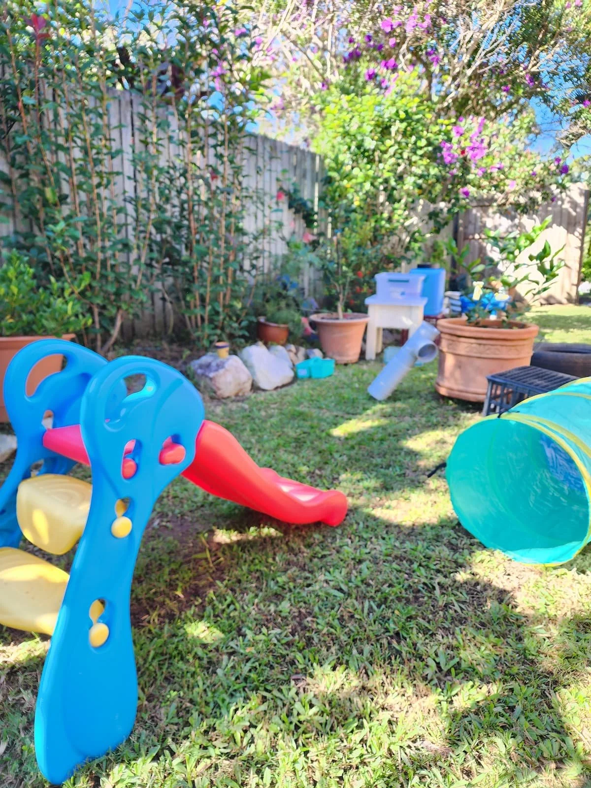 montessori toddler playground at tesorini montessori in the noosa shire on the sunshine coast