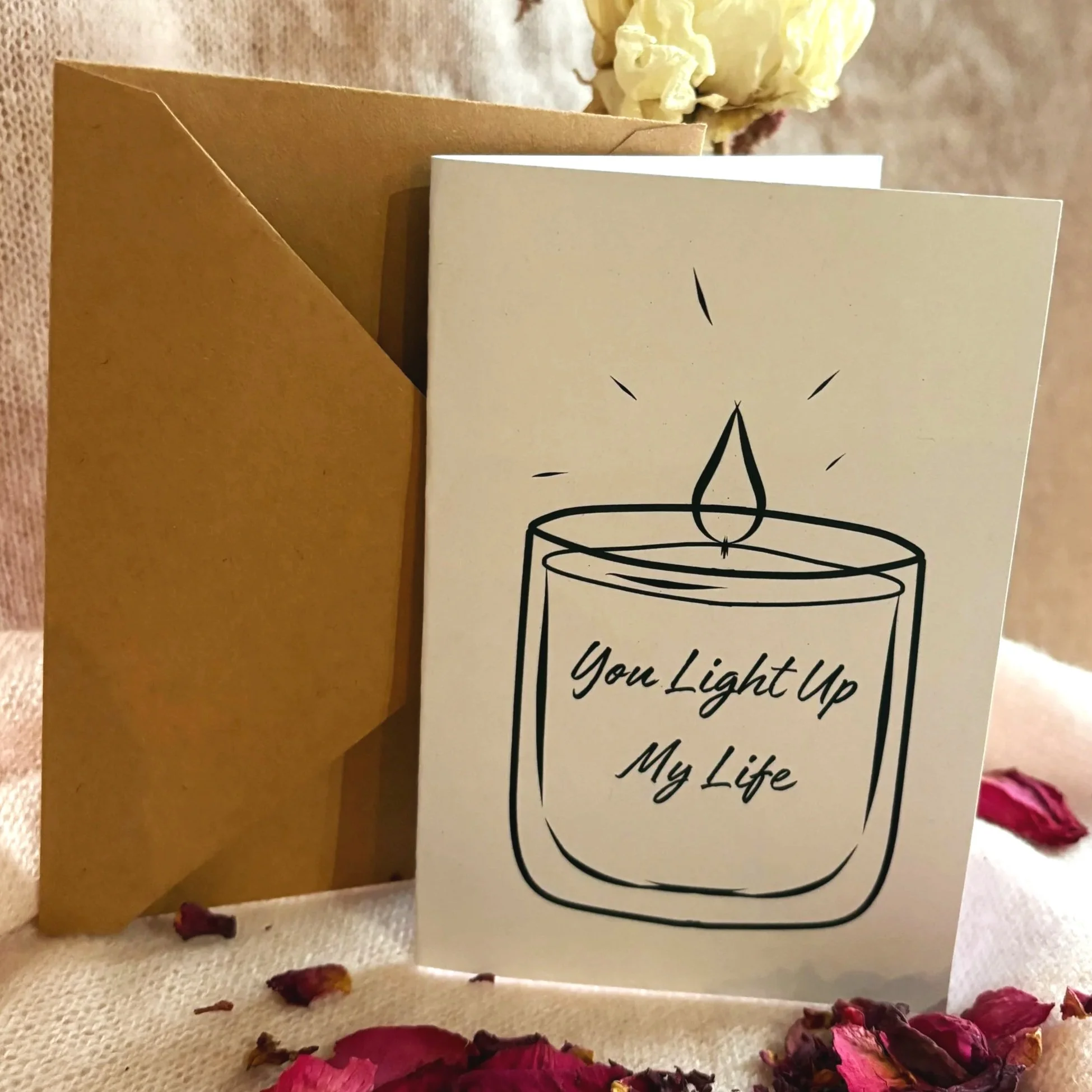 You Light Up My Life Card