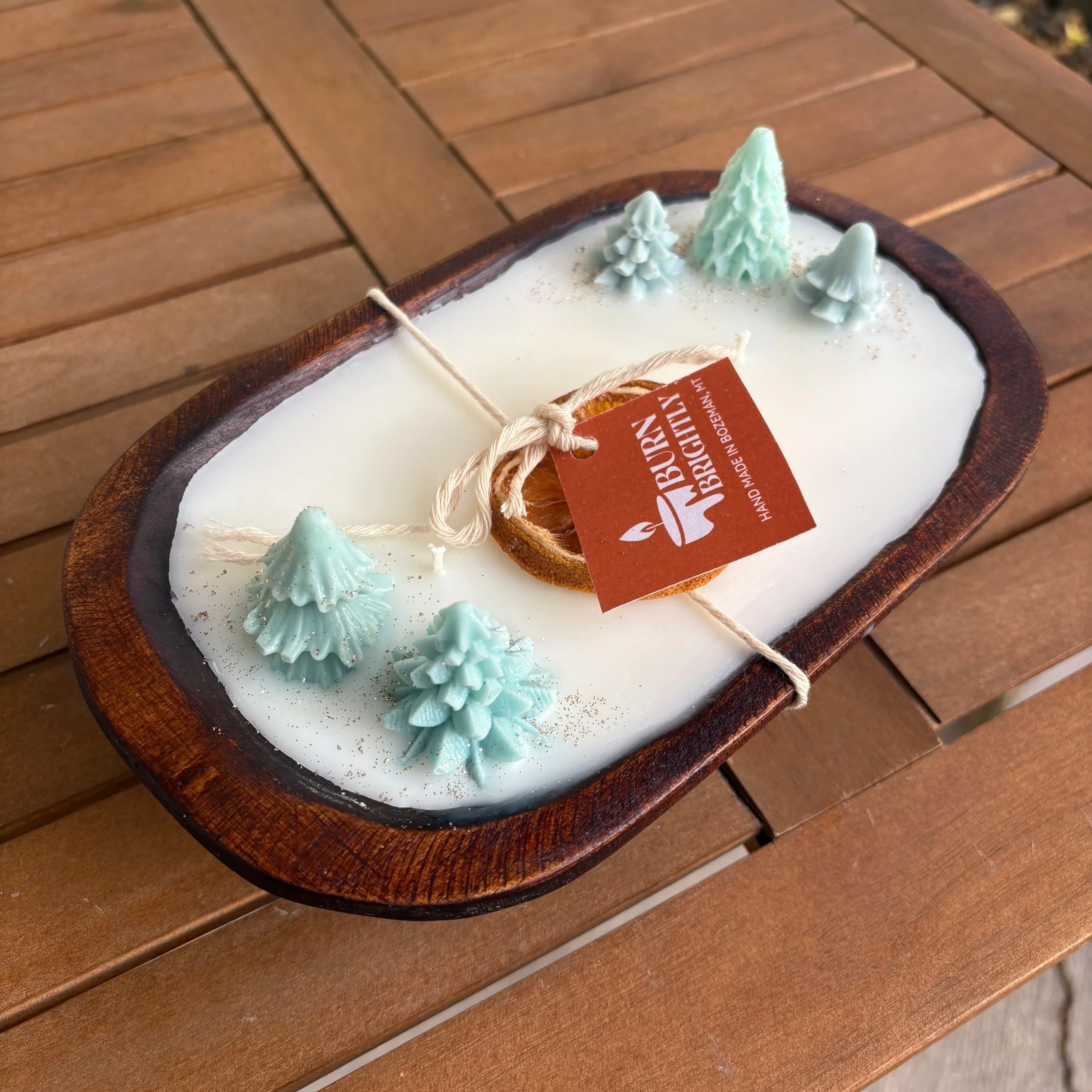 Bridger Hikes Wood Bowl (blue trees)