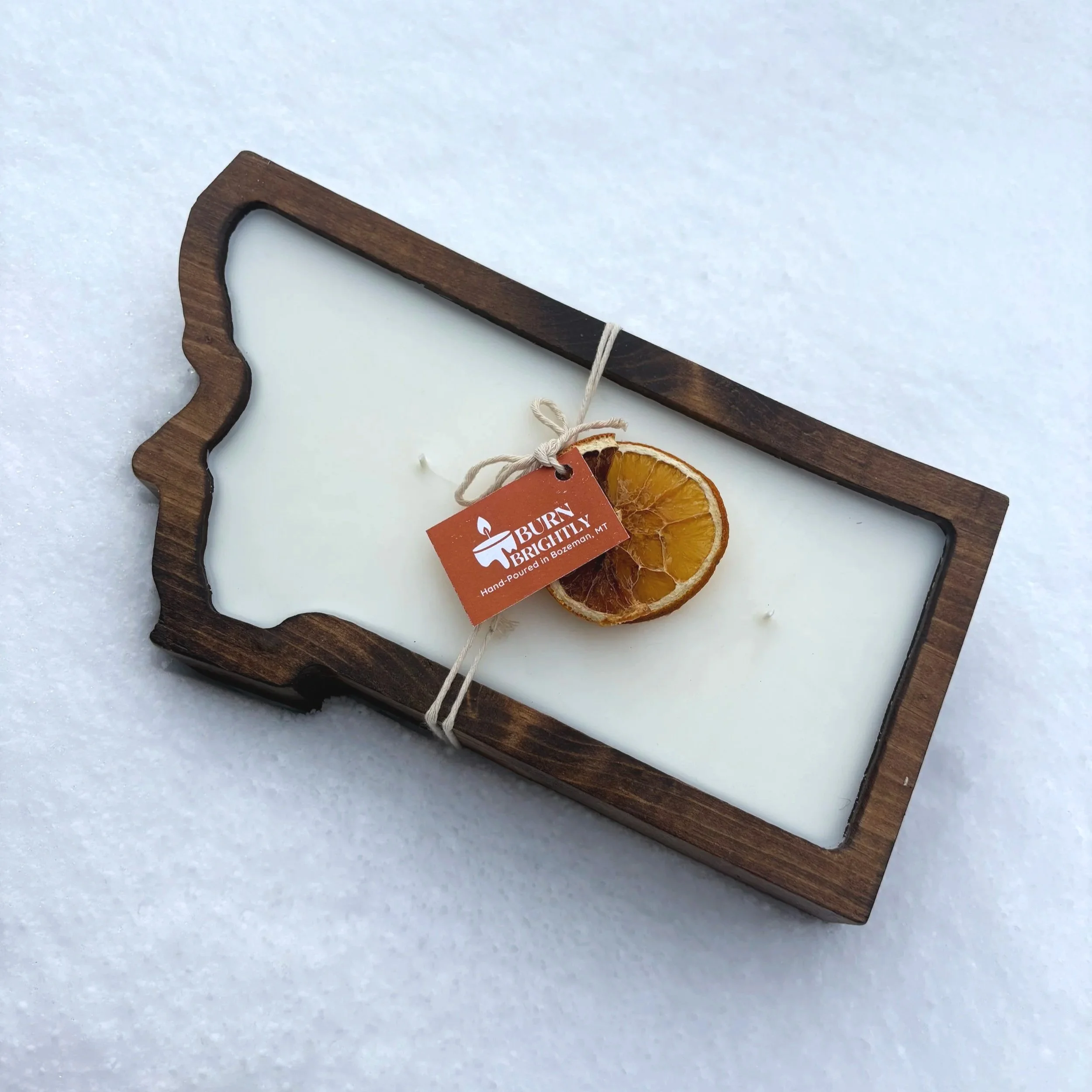 Montana Wood Bowl Candle