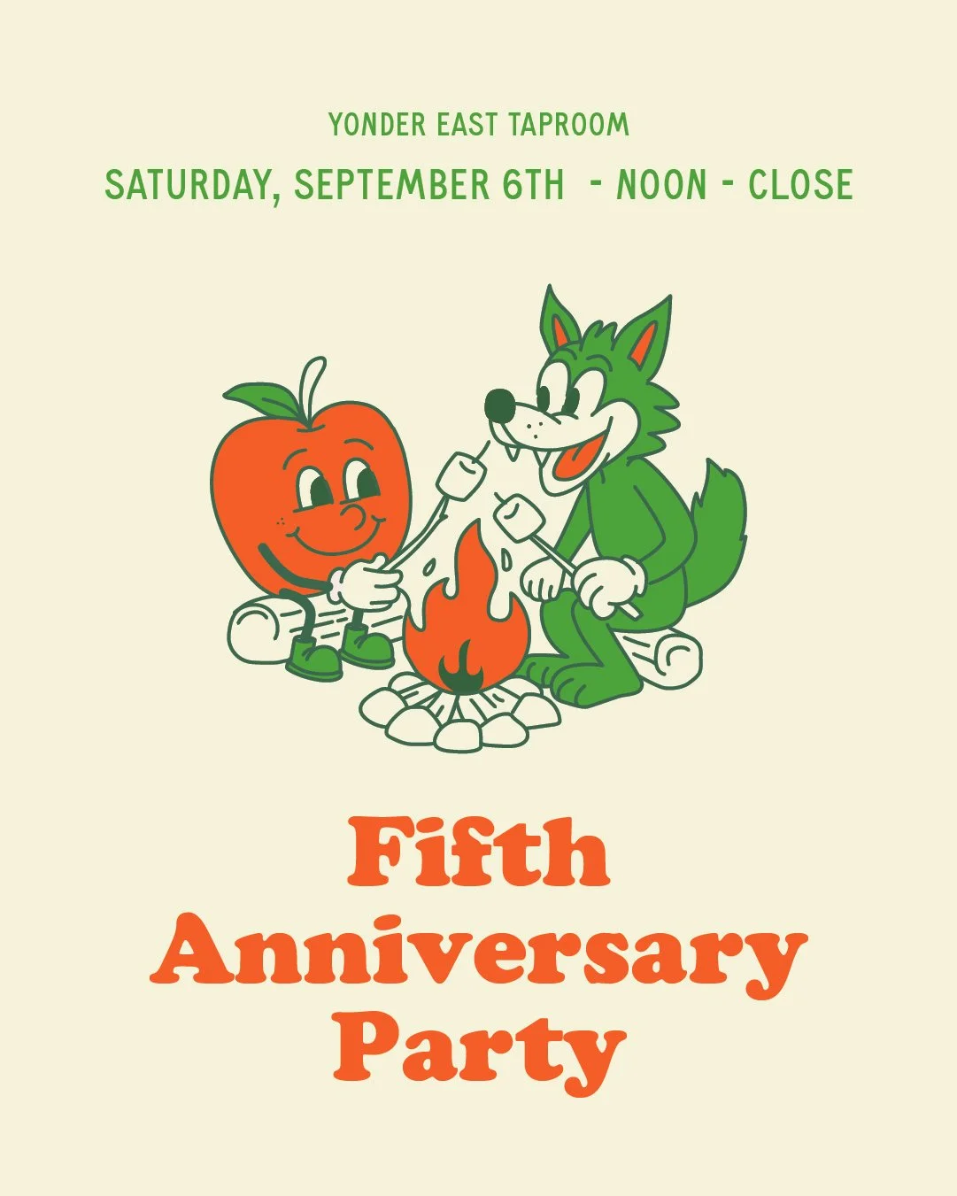 Yonder Cider Fifth Anniversary