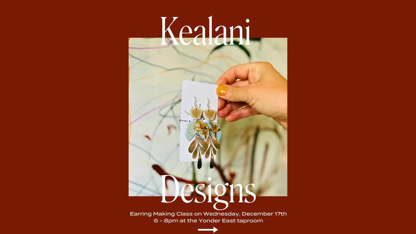 Earring Making Class w/ Kealani Designs 
