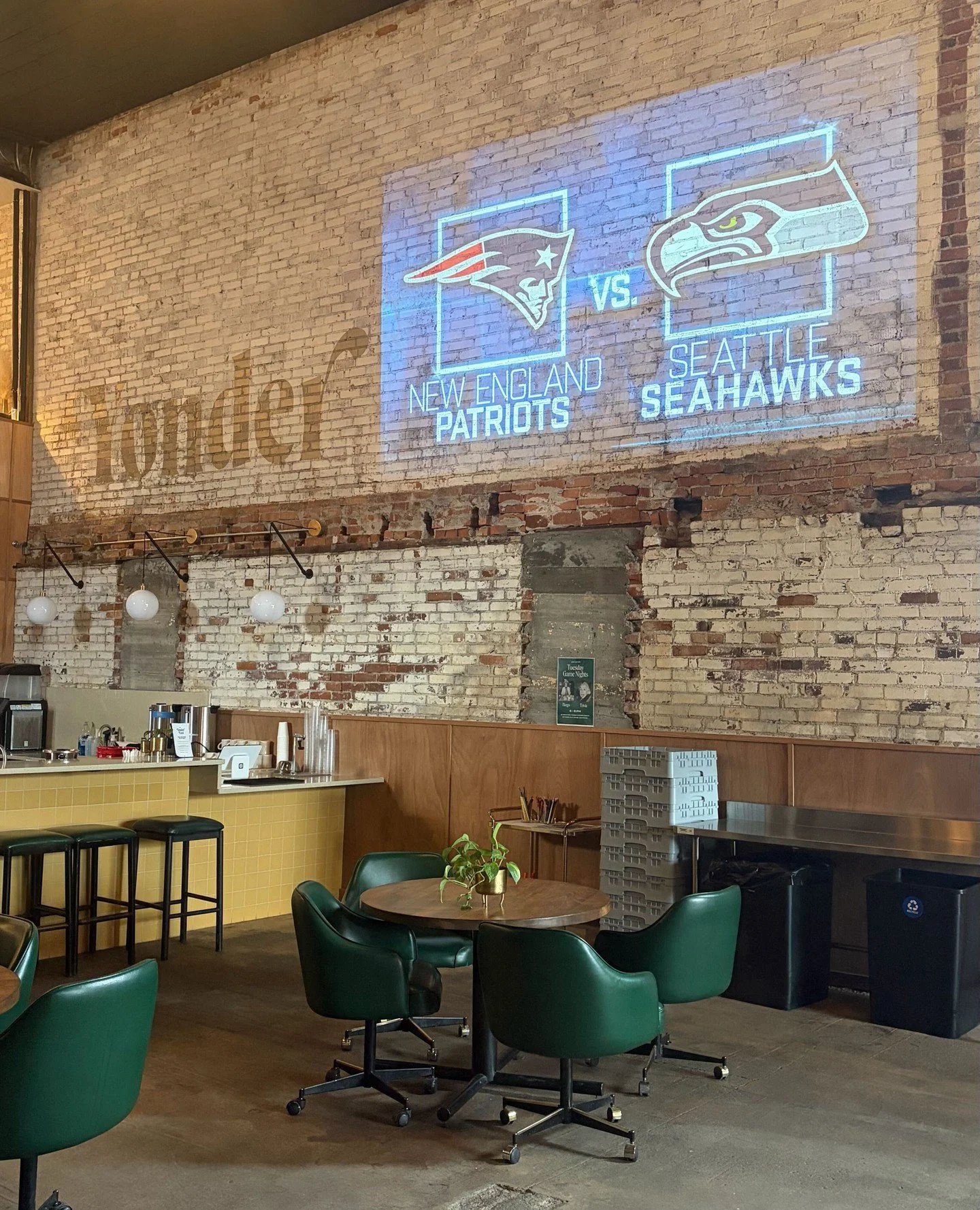 🏈 It&rsquo;s almost time for the BIG GAME - Seahawks vs. Patriots this Sunday!⁠
⁠
We&rsquo;re turning the taproom into game-day central: the game will be on the big screen, every time the Seahawks score, the shot-ski comes out. Hot dog and popcorn s