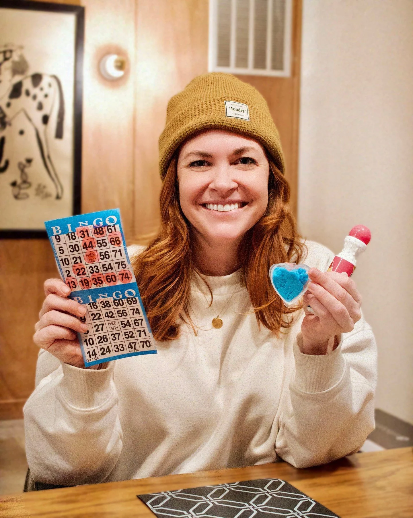 It&rsquo;s BINGO night at the taproom!⁠
⁠
Grab a cider, settle in, and play a few rounds with us. Bingo runs from 6-8pm, so come hang, sip something good, and see if luck&rsquo;s on your side.⁠
⁠
⁠
⁠
#yondercider #yondereast #bingonight #borntoroam #