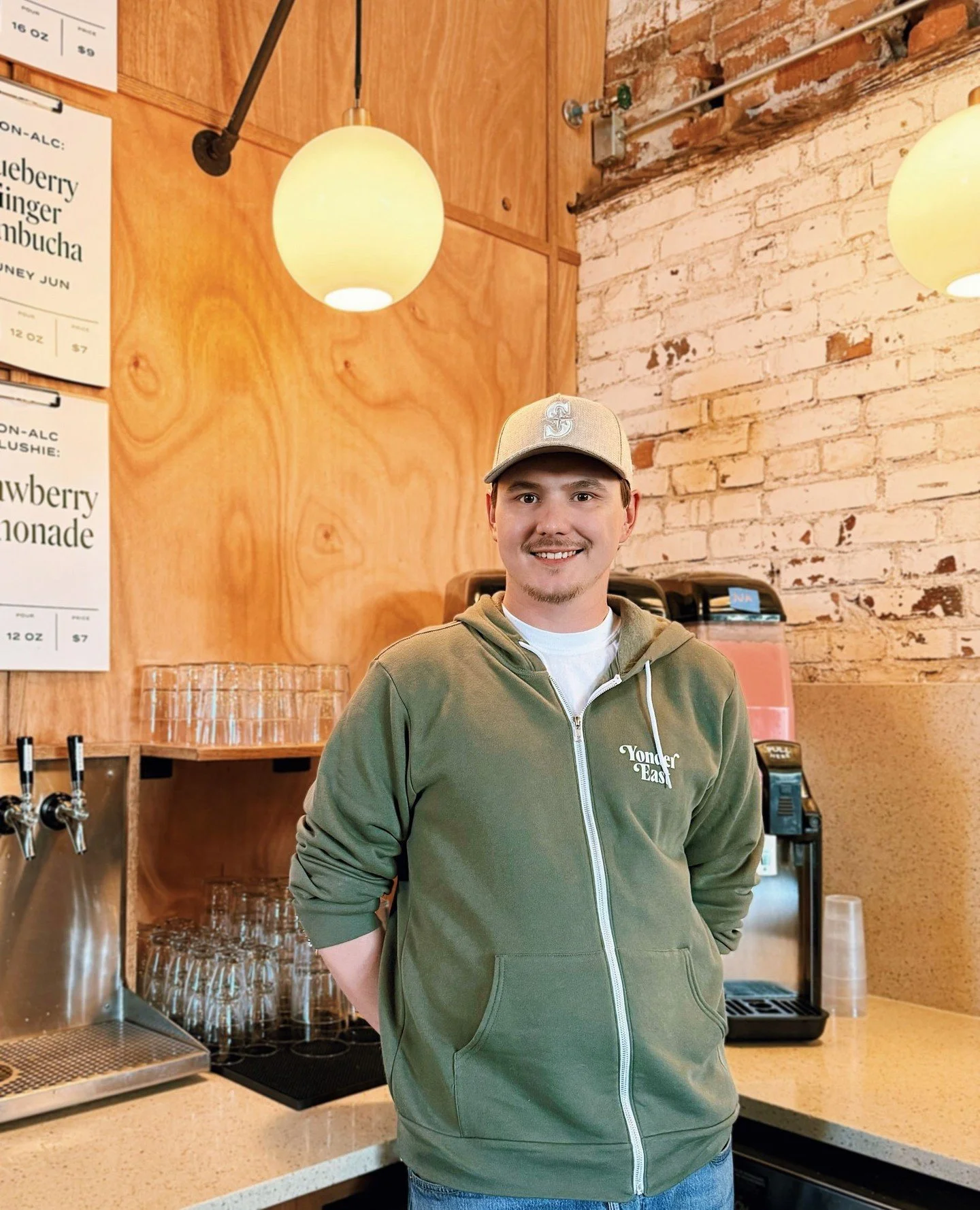Meet Payton! 🍎⁠
⁠
Born and raised in Cashmere, our newest bartender is officially behind the bar at Yonder. ⁠
⁠
He&rsquo;s a true local who knows the valley well and is ready to keep the good vibes flowing at the taproom. If you&rsquo;re wondering w