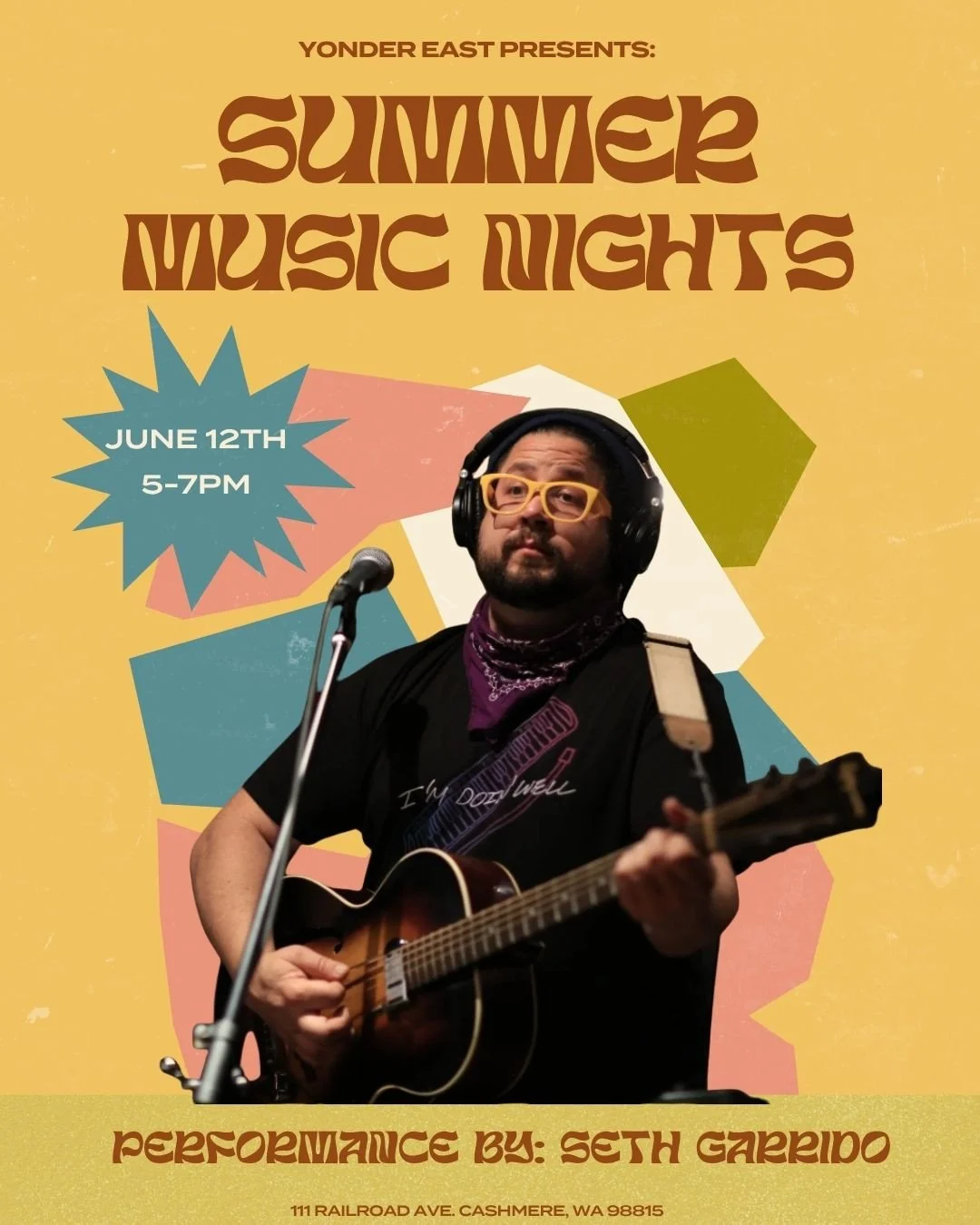 Join us for our Summer Music Nights at the Yonder East Taproom - happening Friday, June 12th from 5&ndash;7pm with Seth Garrido. ⁠
⁠
 It&rsquo;s the perfect excuse to slow down, grab a drink, and soak up some seriously good local talent.⁠ ⁠ See you t