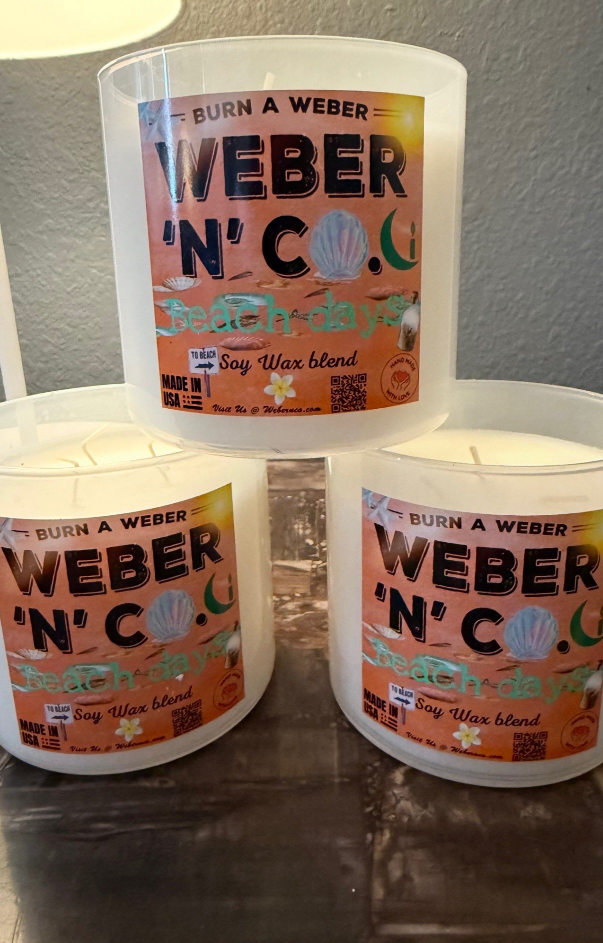 Luxury Scented 20 oz 3 Wick Beach Days