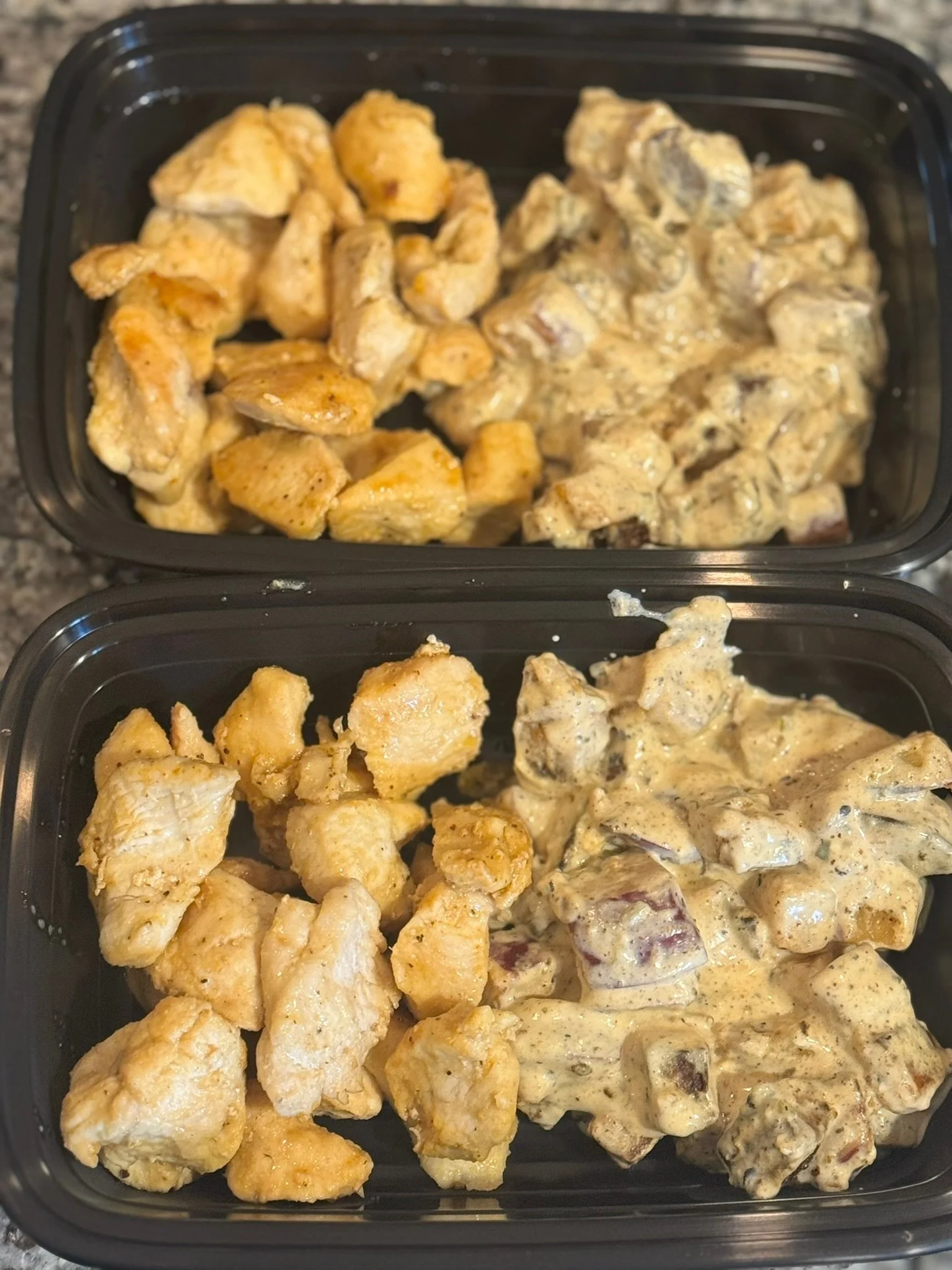 Grilled Chicken and Creamy Potatoes