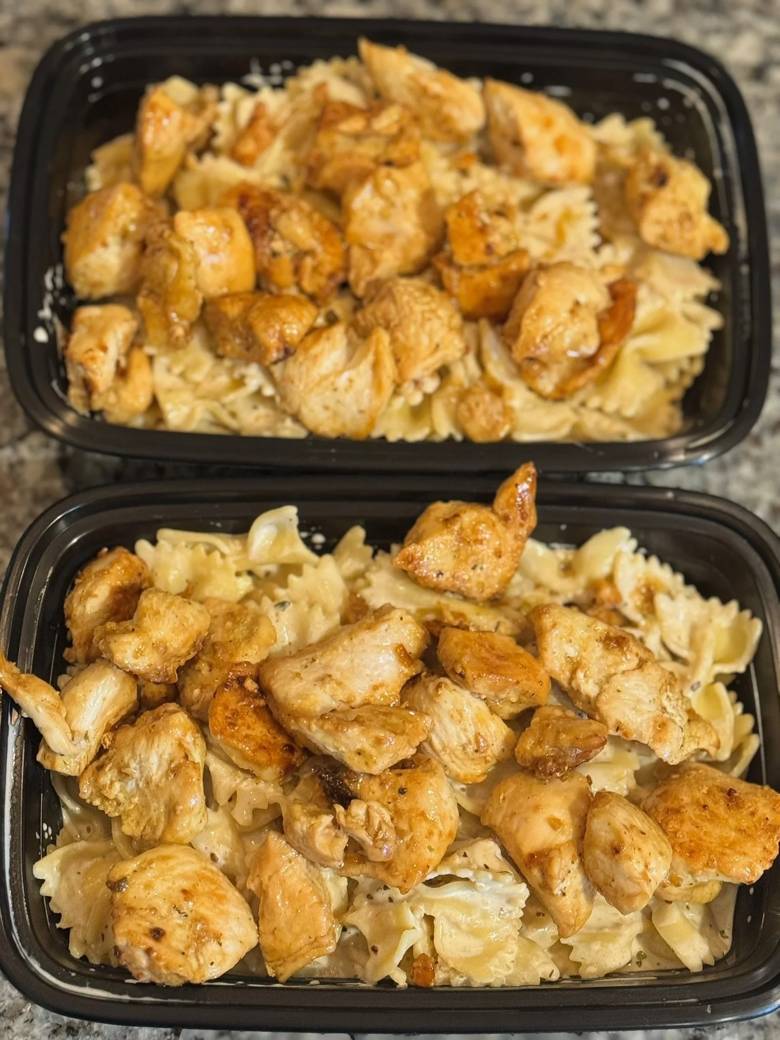 Lemon Garlic Chicken & Bowtie Pasta