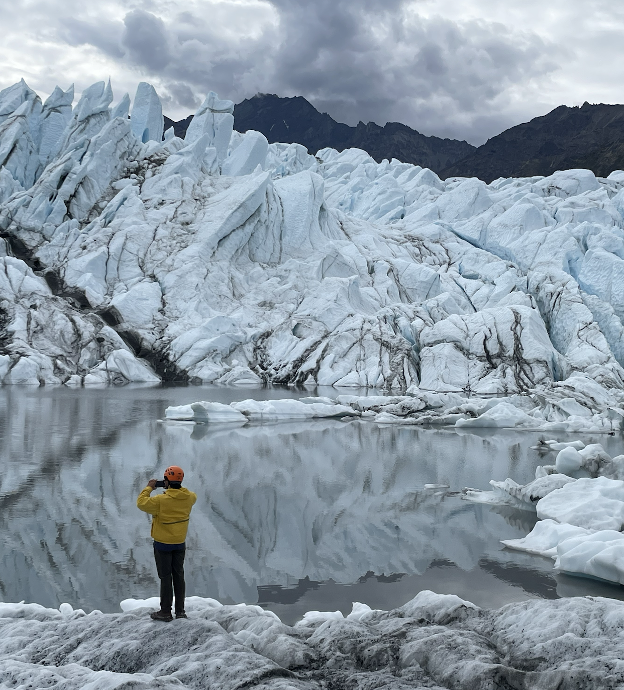 Hiking on the Matanuska Glacier