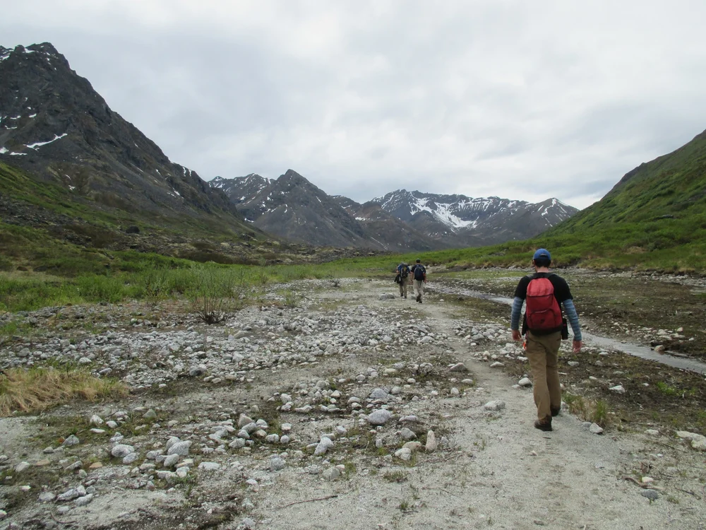 The Gold Mint trail offers views of the Mint Valley in Hatcher Pass