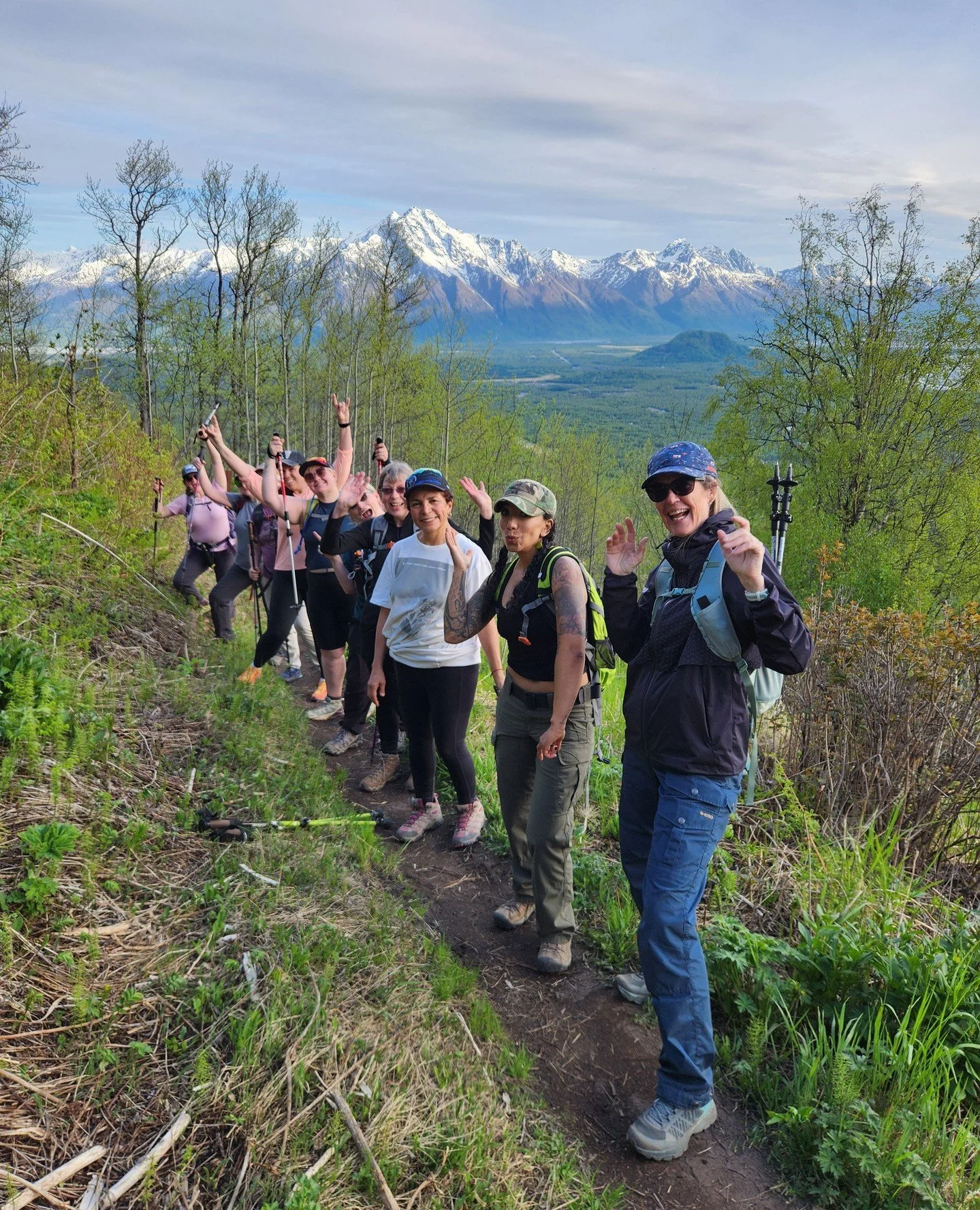 ☀Summer is here! What fantastic weather for our June Ladies Night Out(doors) hike on the Lazy Moose Trail! Ladies Night Out(doors) is one of our recurring monthly events. Find the next one and more on our website, reveltreksandtours.com. Click the &q