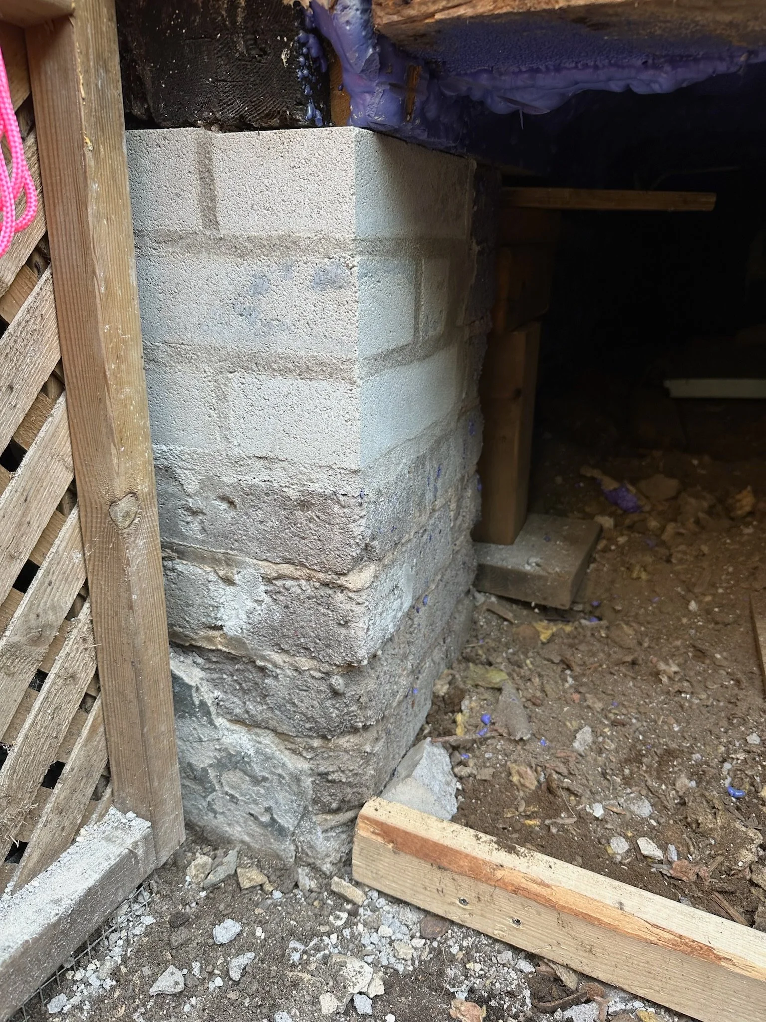 Decayed Corner Foundation Pillar, Rebuilt in a Day
