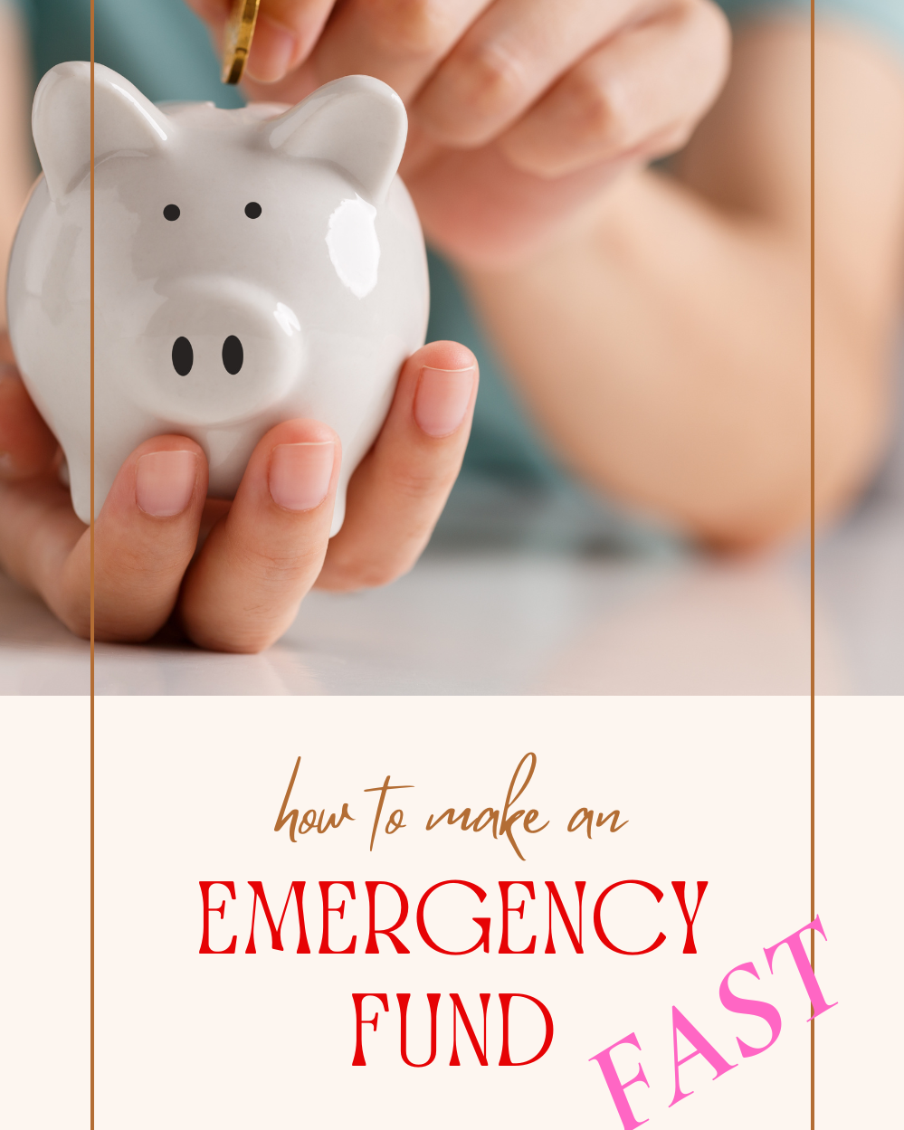 7 Simple Steps to Build a Starter Emergency Fund Fast: A Guide from a Dave Ramsey Certified Financial Coach