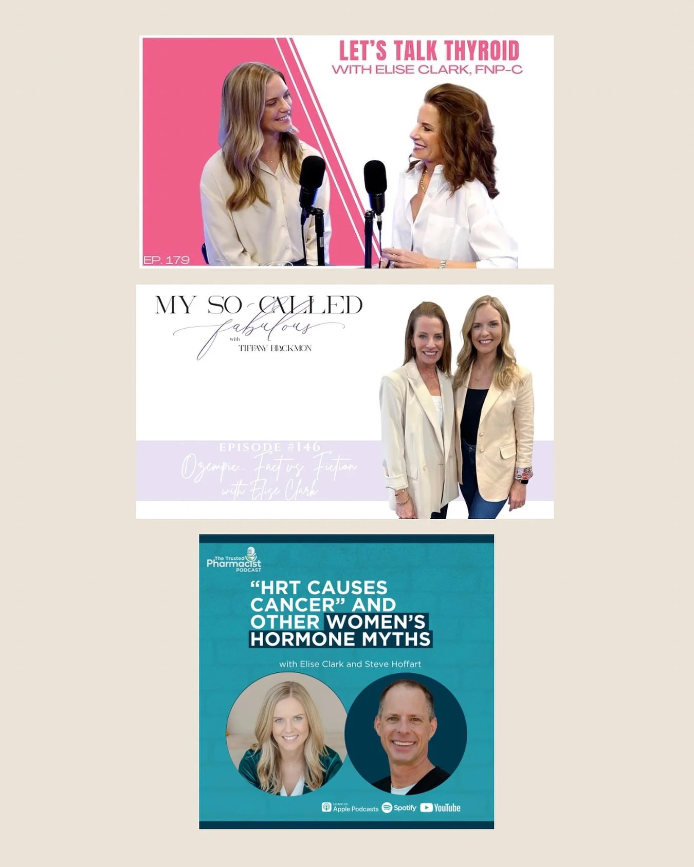 Elise Clark Health ✨

A space designed to support you, educate you, and walk alongside you in your wellness journey.

Just a moment of gratitude for the providers, mentors, and podcast conversations that continue to shape this work and this space.

A