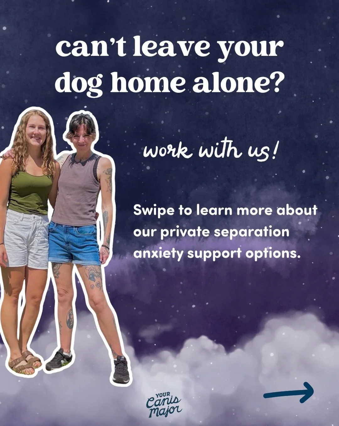 Your dog CAN feel safe home alone! We&rsquo;ve got openings for private training and we&rsquo;d love to meet you and your dog. Head to the link in our bio to schedule your consultation. 🔗🖱️