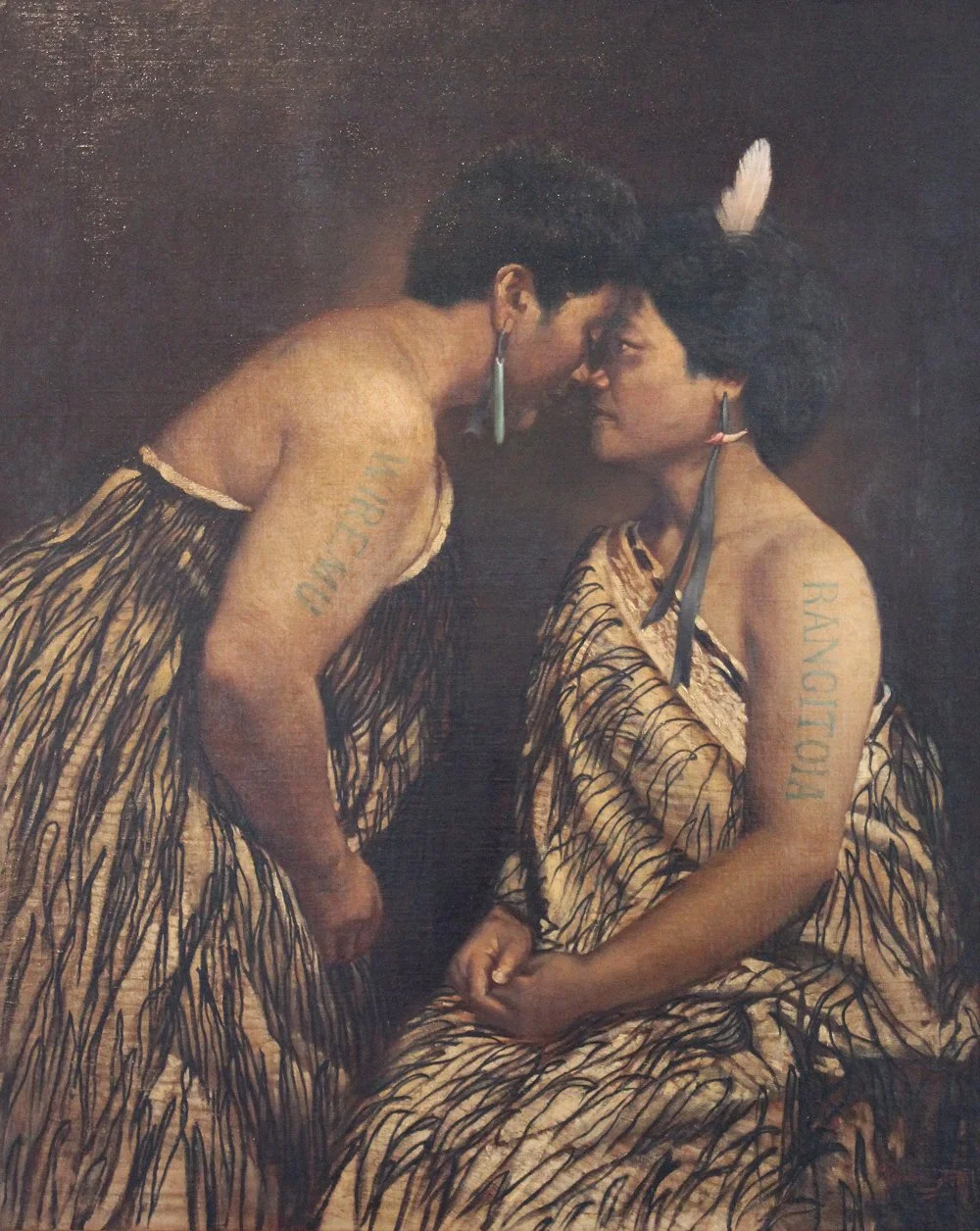 The Hongi, Hotauriki & Rangitoia, oil on canvas, signed PJ Waddington. SOLD 2021 for $12,000.