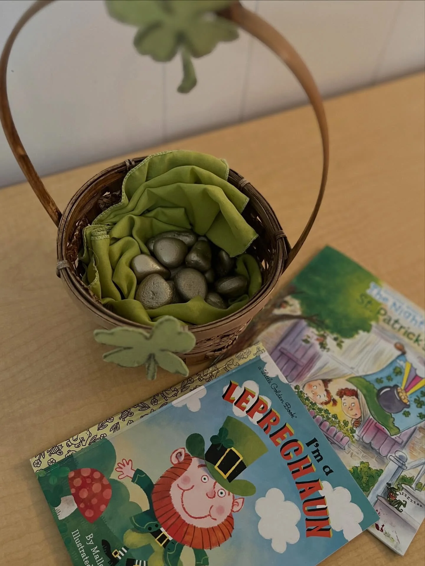 Happy St. Patrick&rsquo;s Day! 🍀

Our class has been delighting in stories of mischievous leprechauns who might visit our school. If we spot one, we mustn&rsquo;t blink&mdash;or it may disappear!

We set out our traps and discovered a bit of gold le