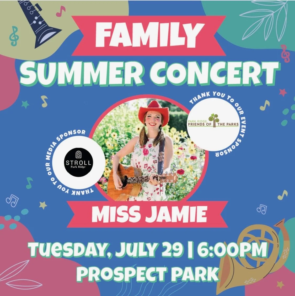 Family Summer Concert- Miss Jamie